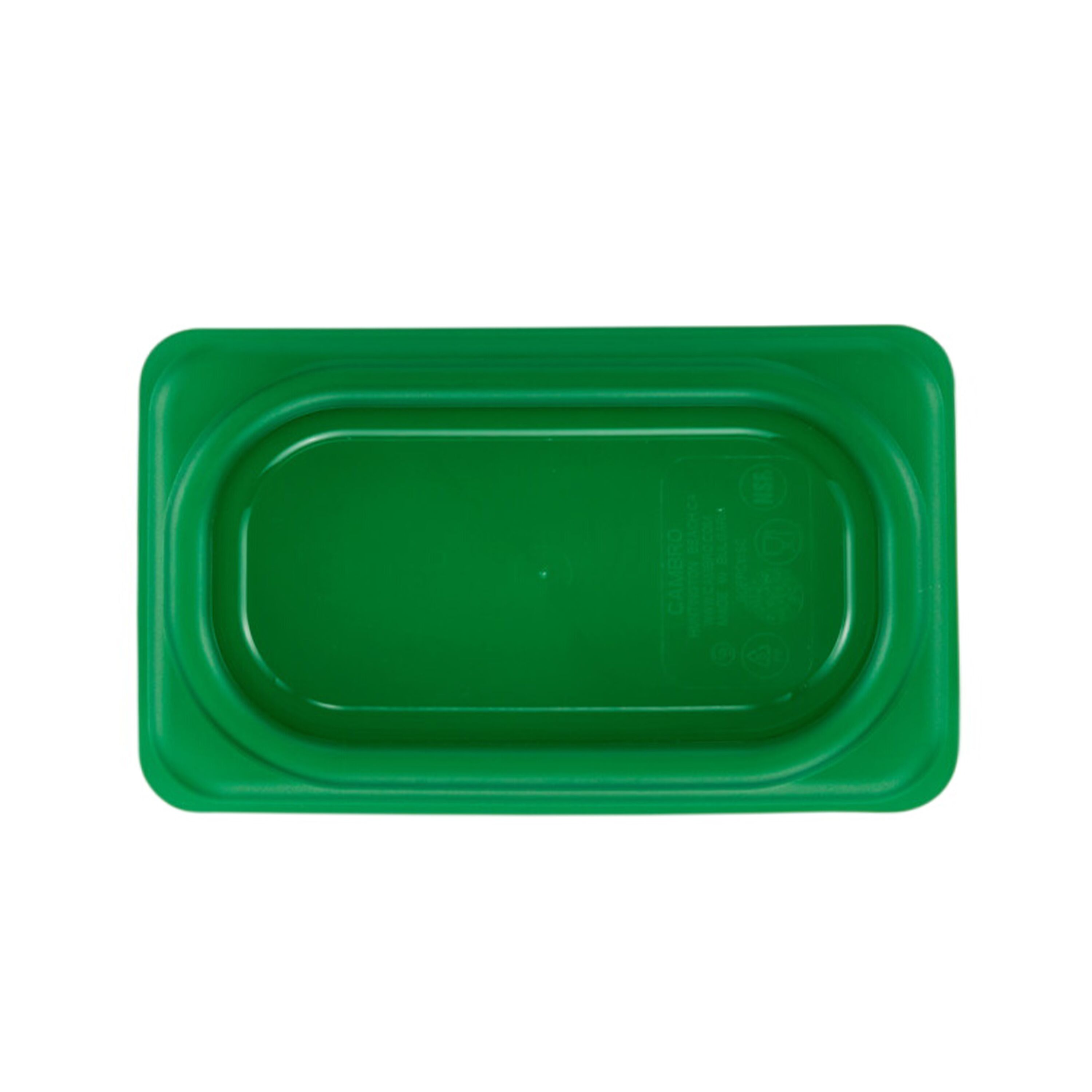 (6 pièces) CAMBRO | SafeTrak - Couvercle en polypropylène GN 1/9 - Vert
