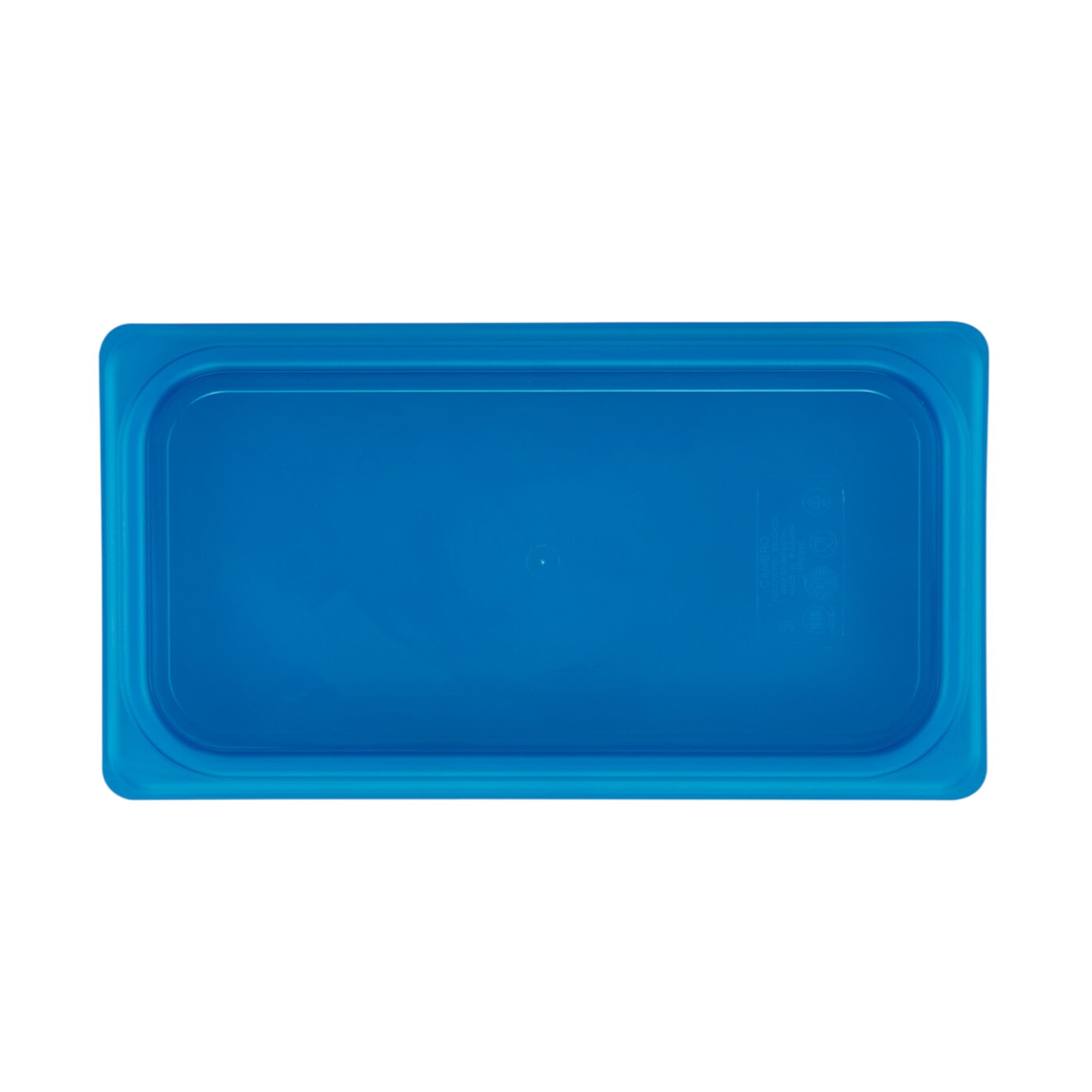 (6 pièces) CAMBRO | SafeTrak - Couvercle en polypropylène GN 1/3 - Bleu