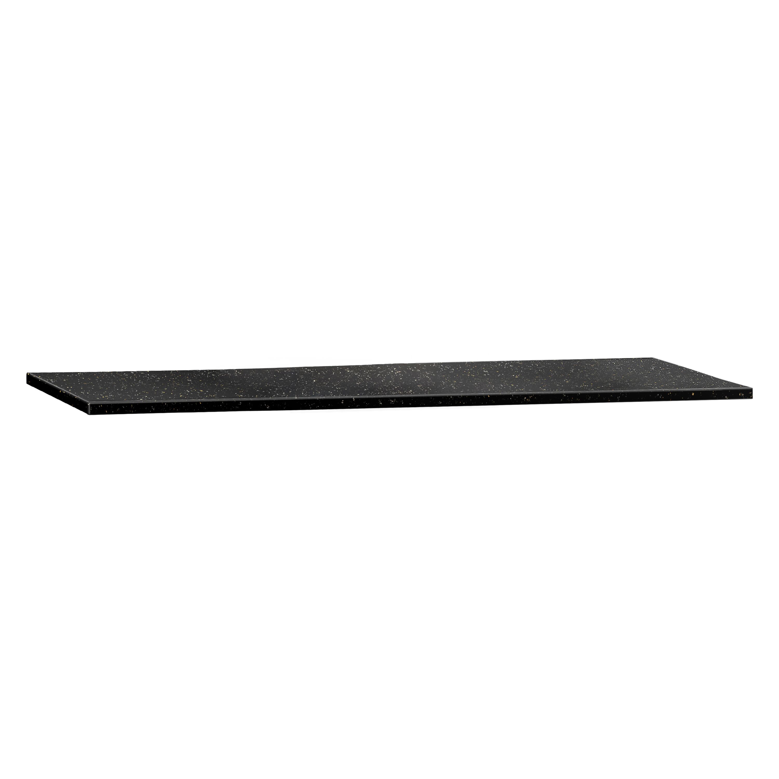 Table de travail inox PREMIUM - 800 x 700 mm - avec tablette inférieure - incl. Plan de travail en Granit