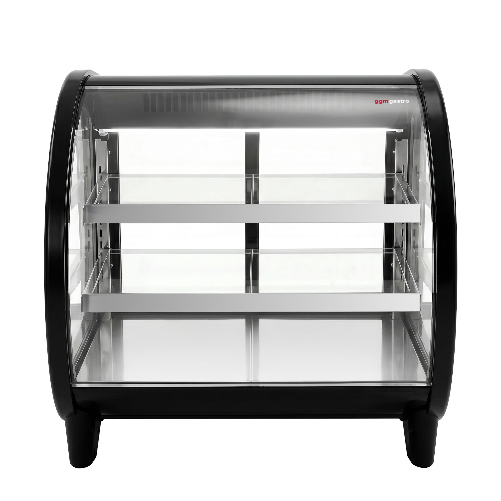 Tisch-Kühlvitrine - 188 Liter - 718mm - mit 2 Ablagen - LED Beleuchtung
