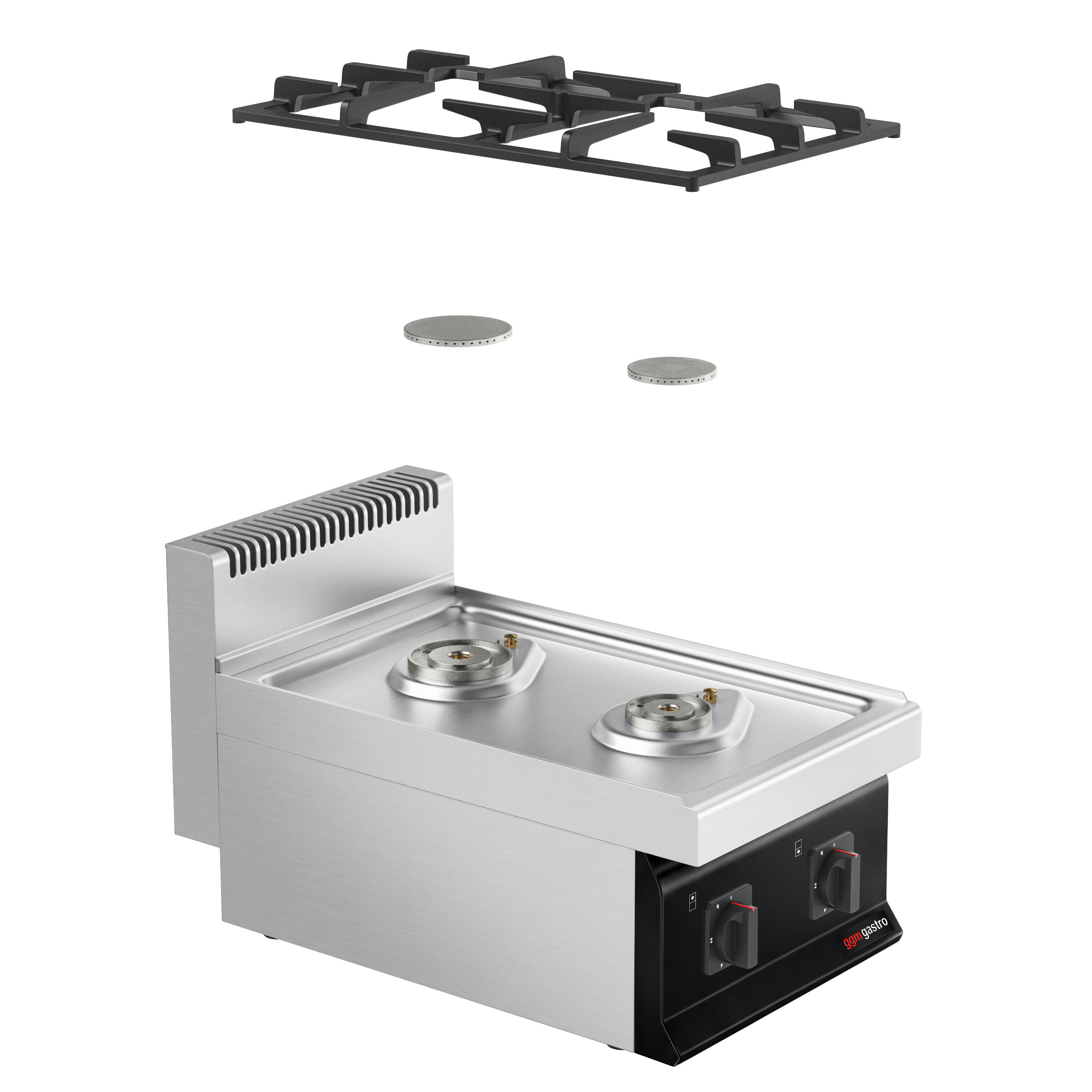 Fourneau à gaz – 10 kW – 2 brûleurs
