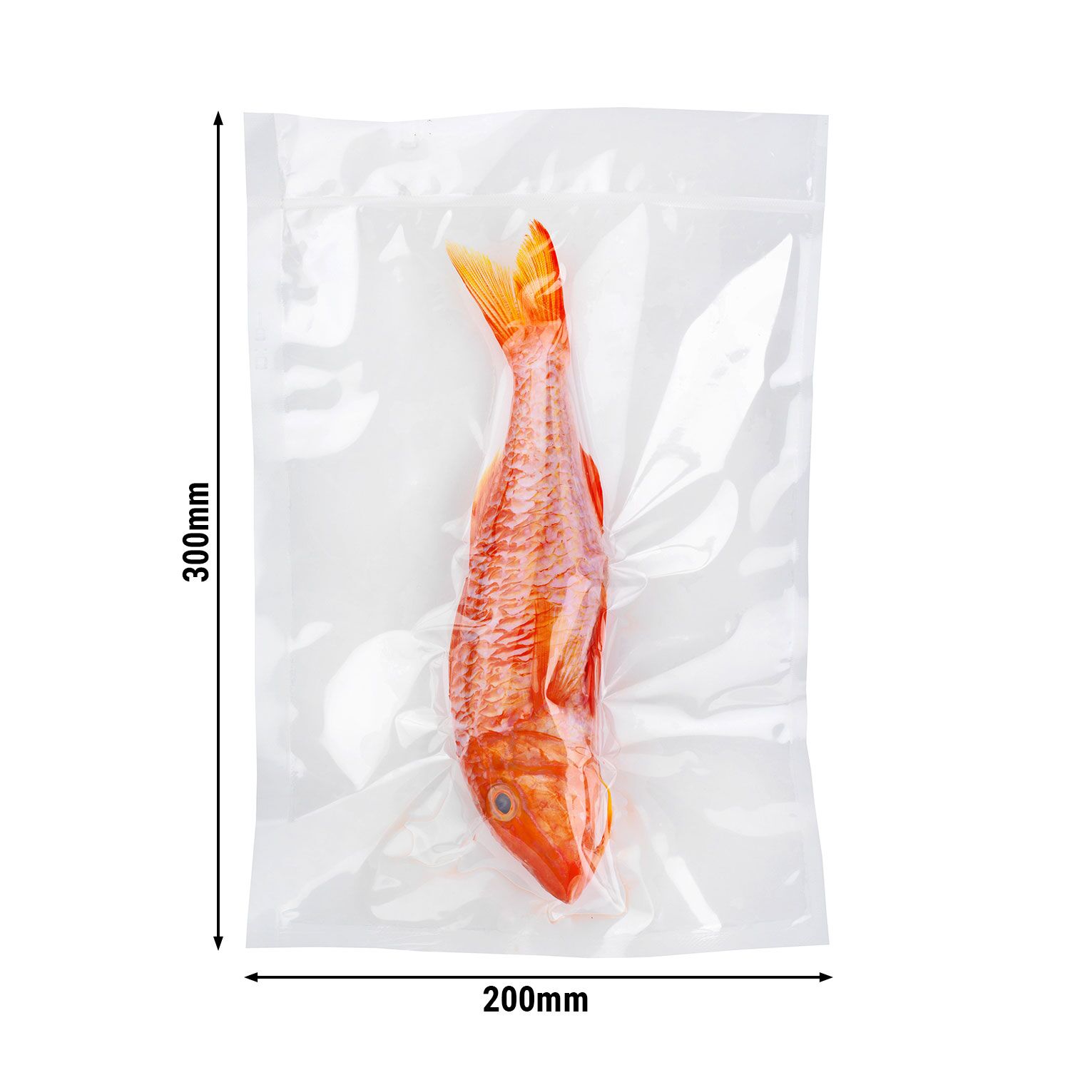 (1000 pcs) Sacs sous vide de cuisson - Lisses - 200x300mm