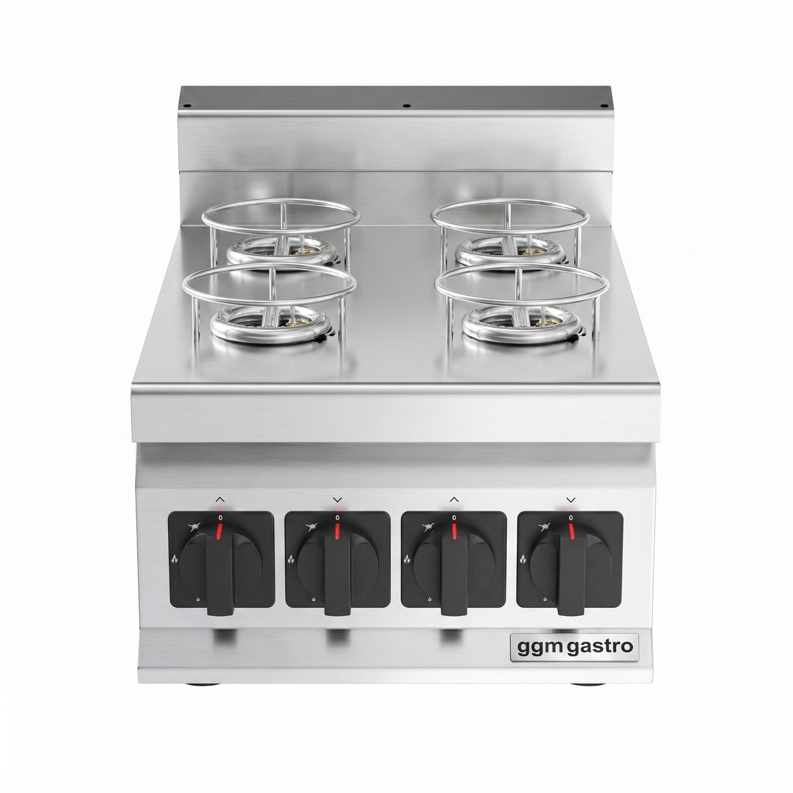 Εστίες αερίου Künefe - 11 kW - 4 καυστήρες - με υποκατασκευή με 2 πόρτες