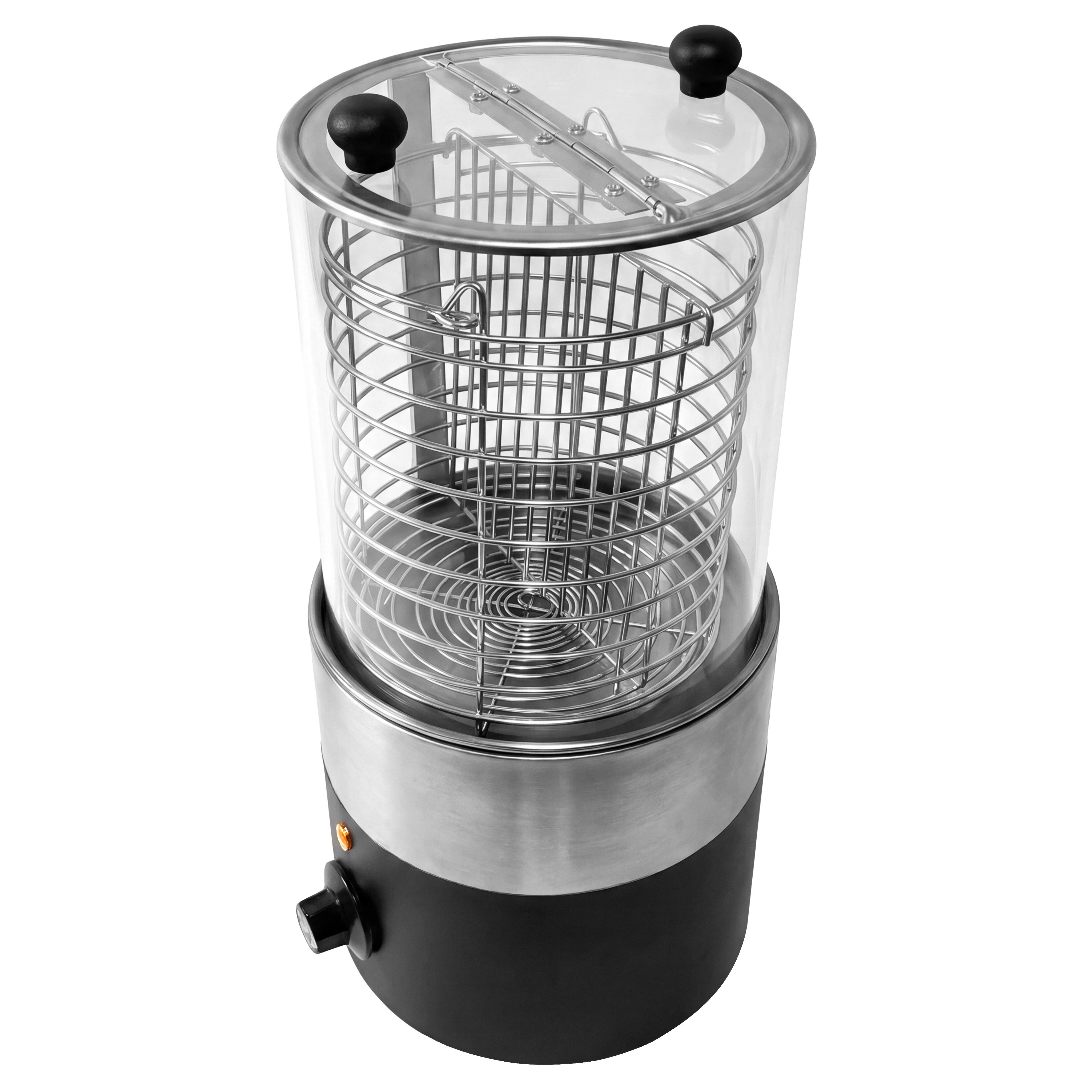 Commercial Hot Dog Steamer & Bun Warmer – 355 W – 3 Temperature Levels
