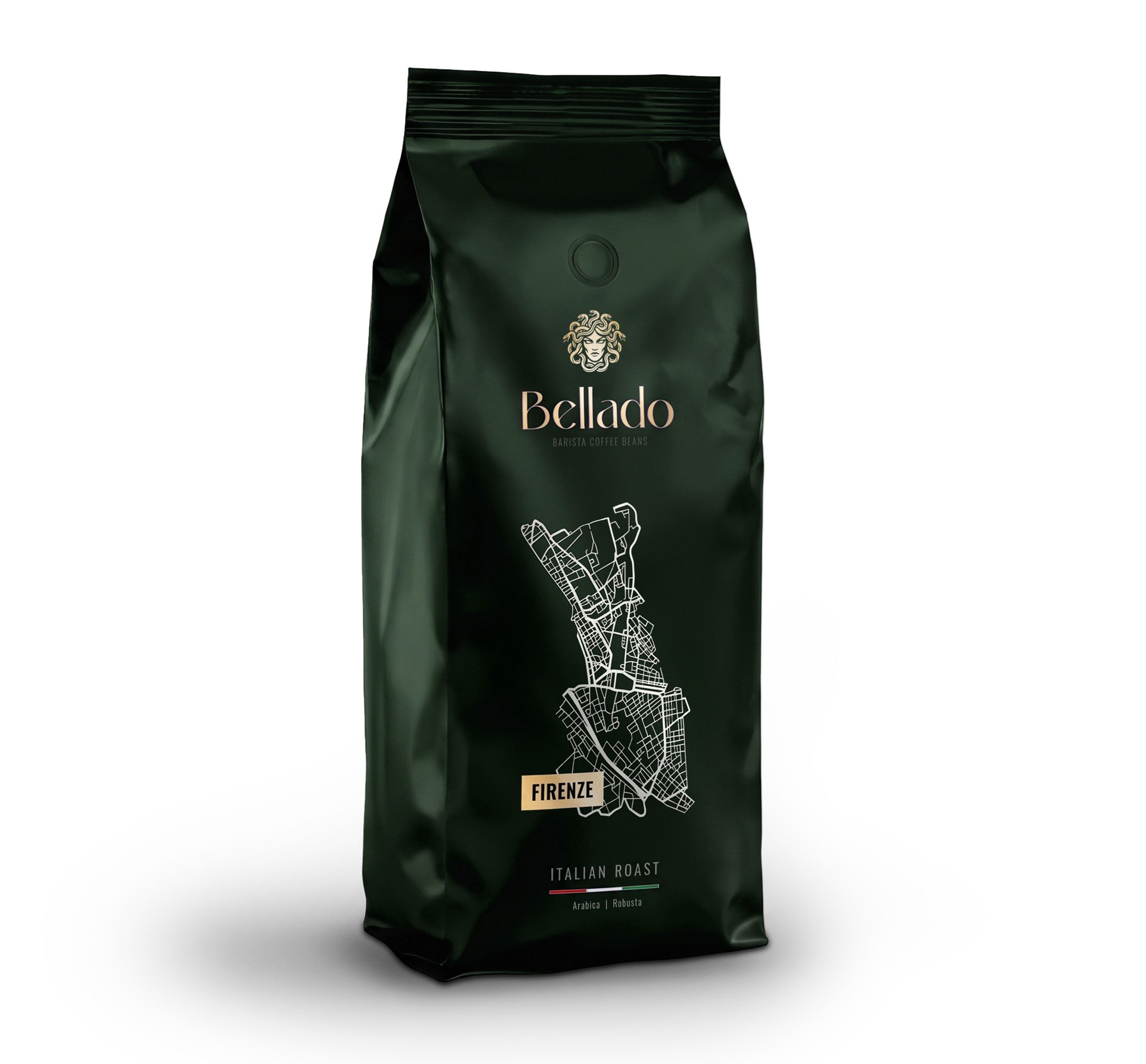 BELLADO | Ziarna kawy „Firenze” – 6 x 1 kg – 80% arabiki i 20% robusty