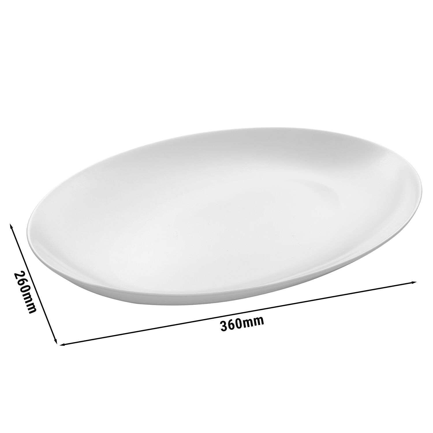 (2 sztuki) WMF | AVA – Talerz – owalny – 360 x 260 mm