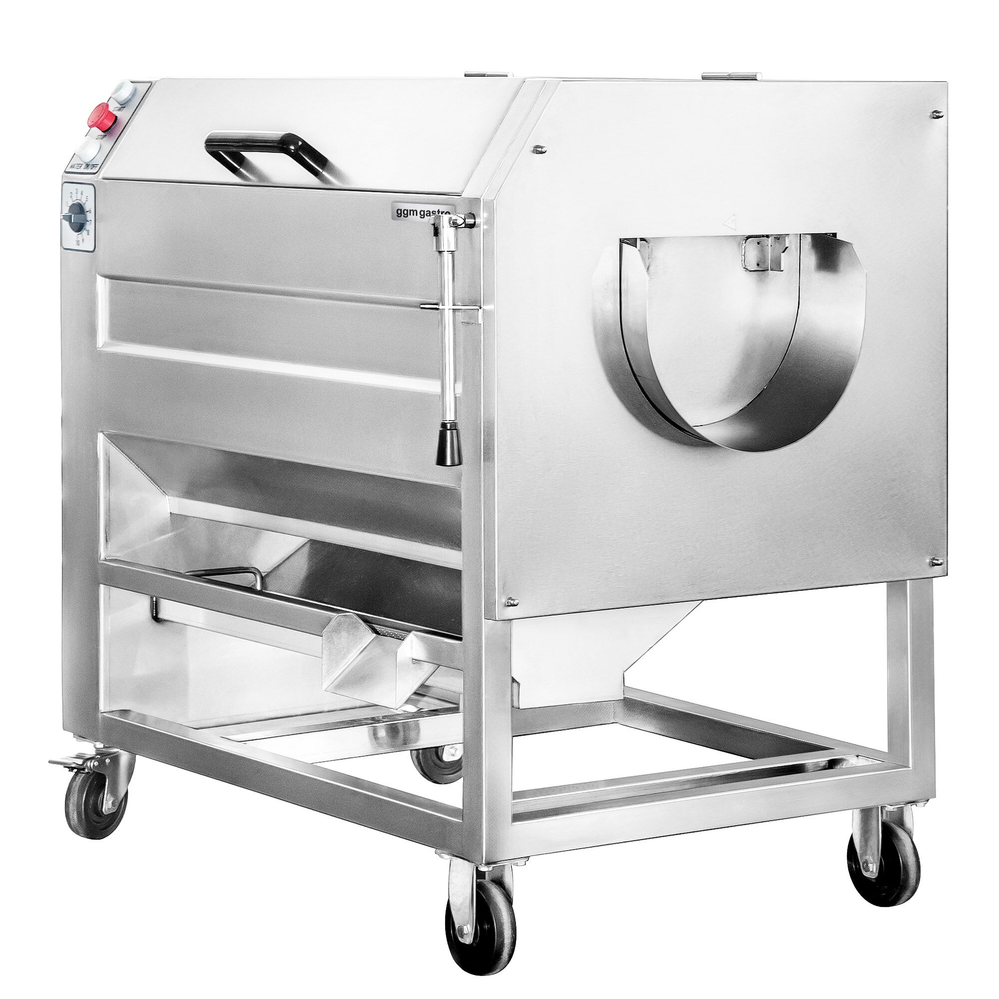 Éplucheuse à légumes professionnelle - 450kg/h - 750W - 230V - 1400rpm