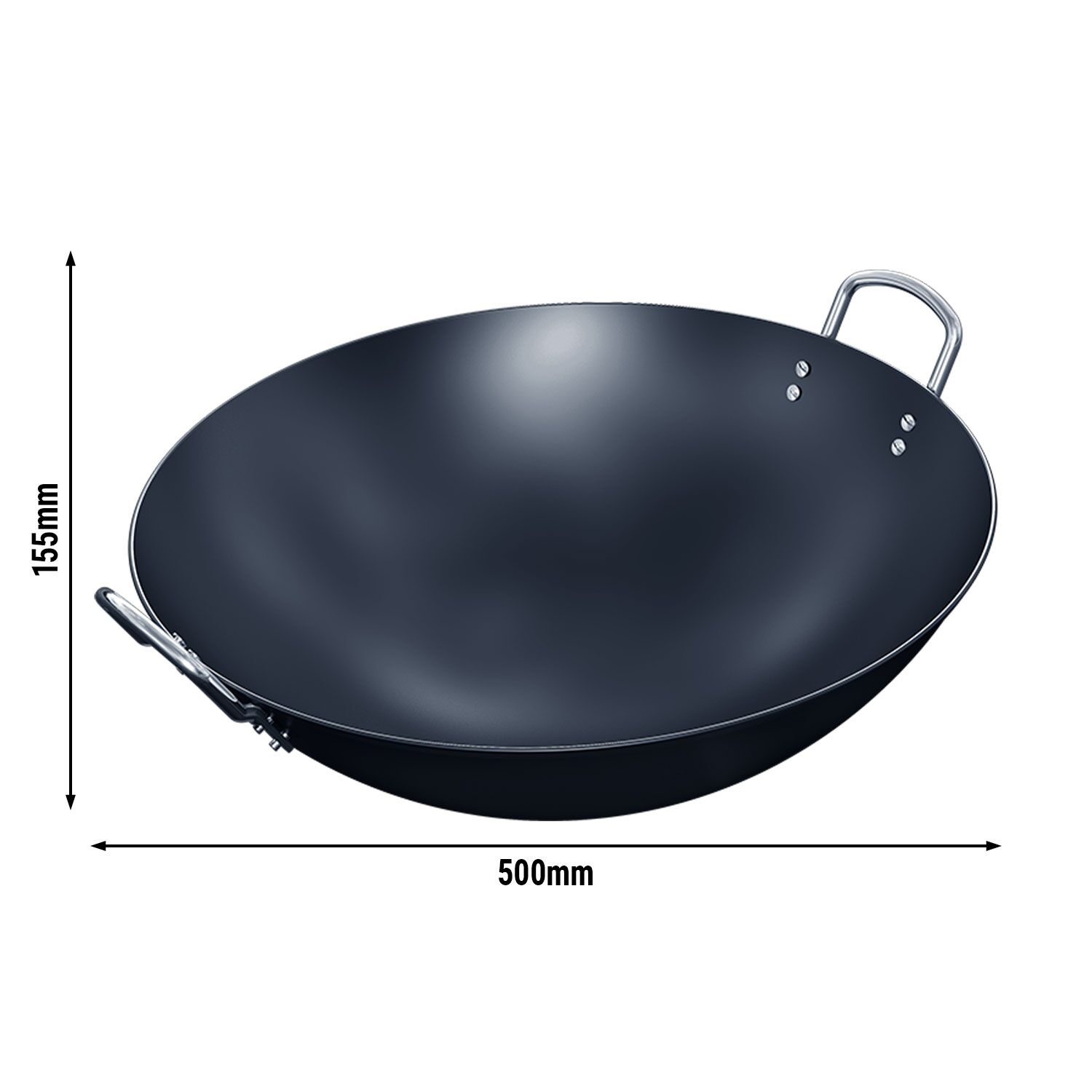 Poêle wok - acier laminé à froid - Ø 450 mm - compatible avec IDS3N, IDS8N & IDS9