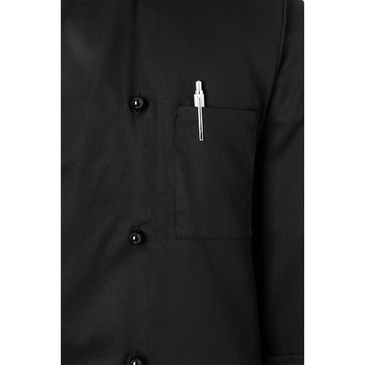 (6 pièces) KARLOWSKY | Veste de cuisine Basic - Noir - Taille : 3XL