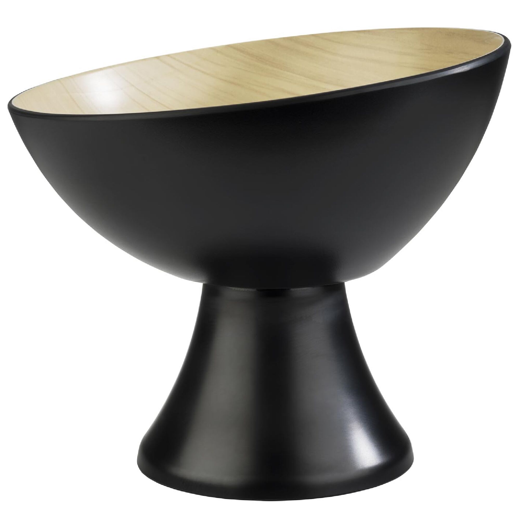 (6 stuks) kom - FRIDA - Melamine - 2,6l - Ø 285mm - Diepte: 140mm - Zwart/Beige
