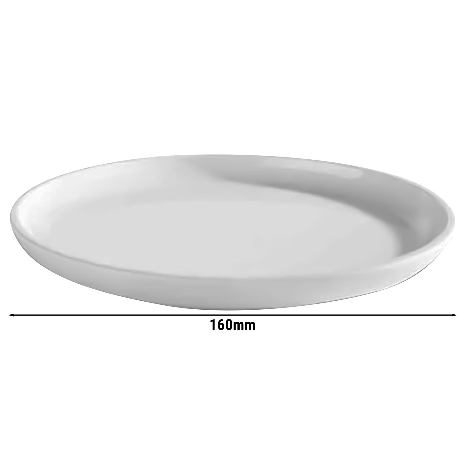 (6 pièces) ASIA PLUS - Assiette - Mélamine - Ø 160 mm
