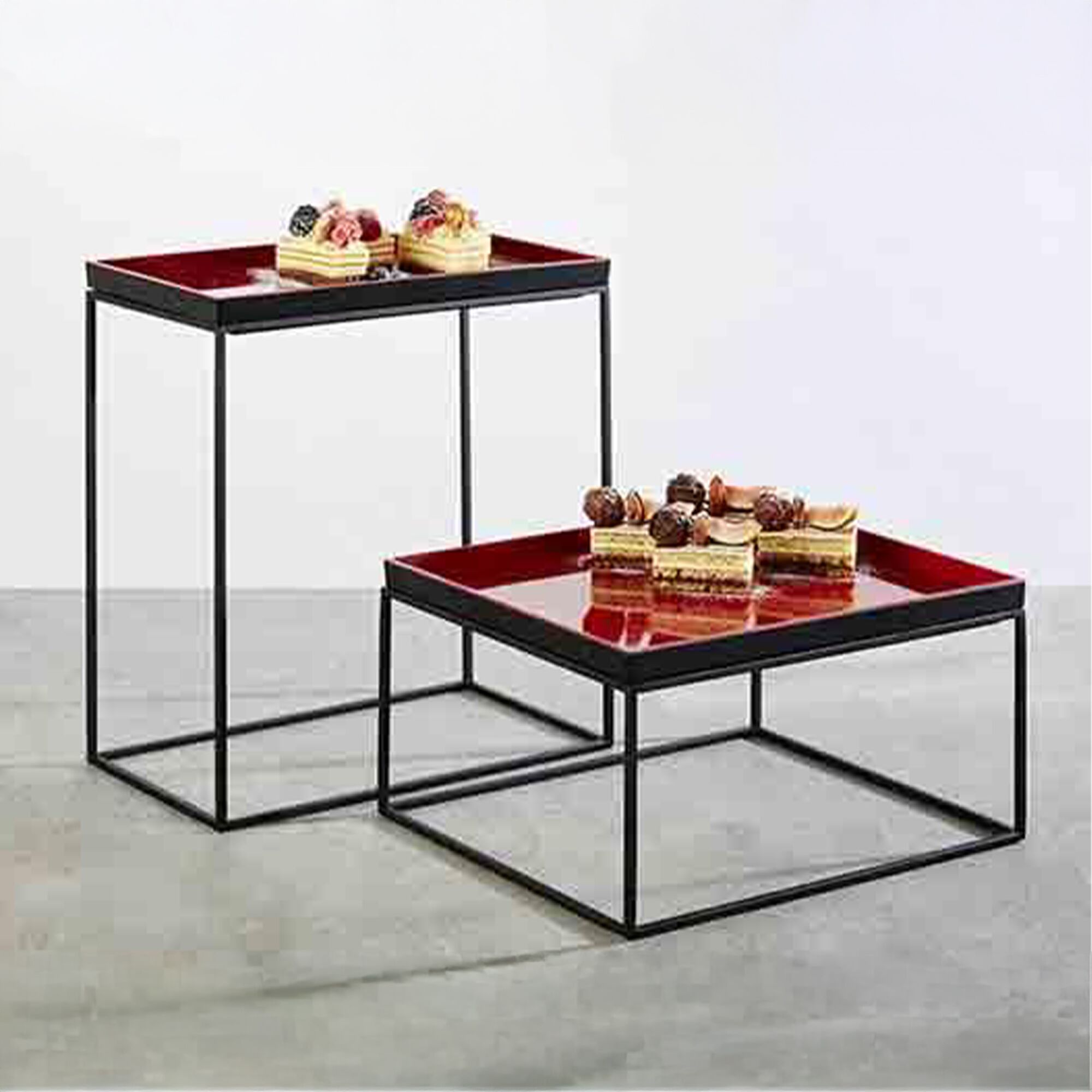 Support de buffet - ASIA PLUS - structure en métal - Hauteur : 162 mm - compatible avec GN 1/2 & GN 1/4