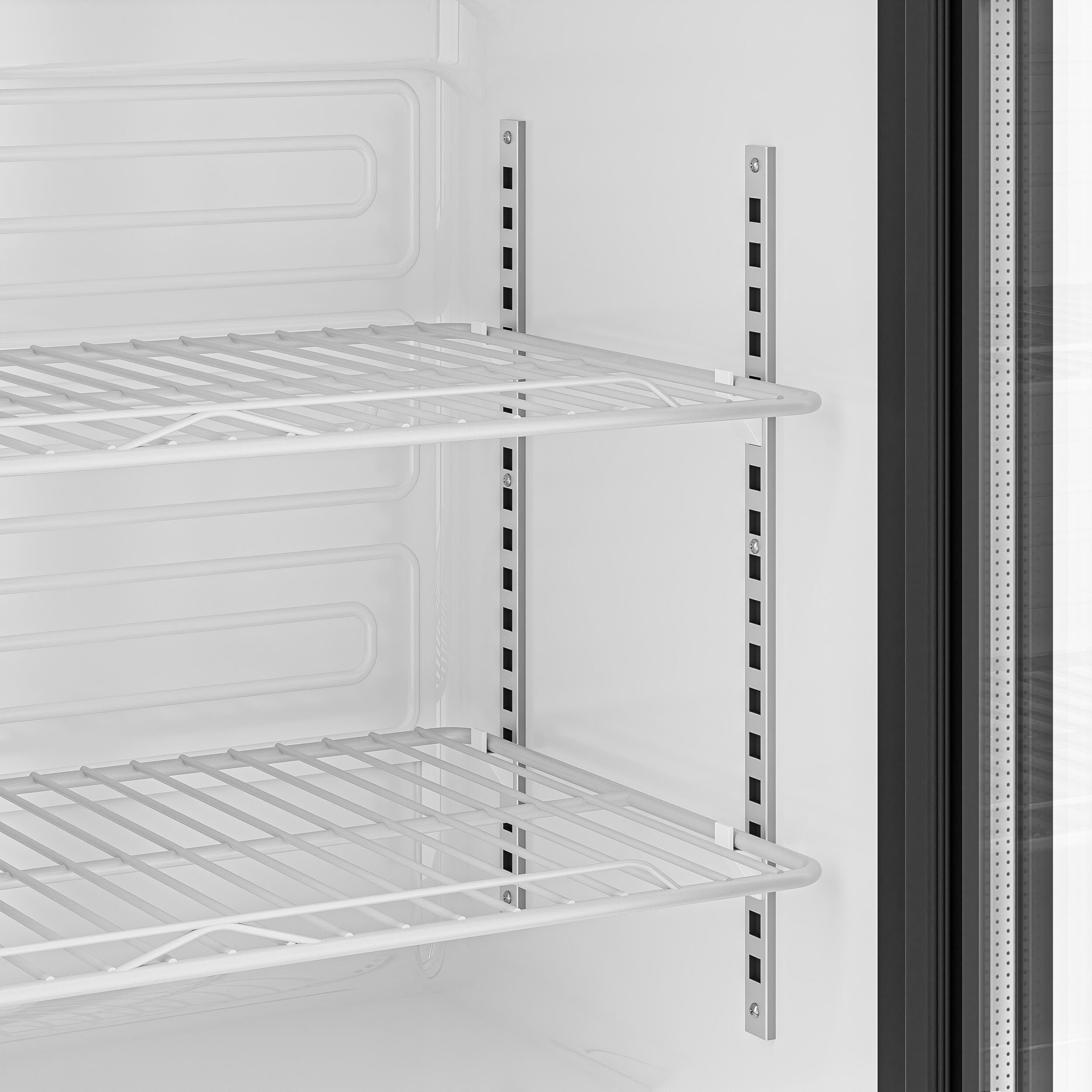 Réfrigérateur de bar – 900 mm – 220 litres – avec 2 portes vitrées battantes – Noir