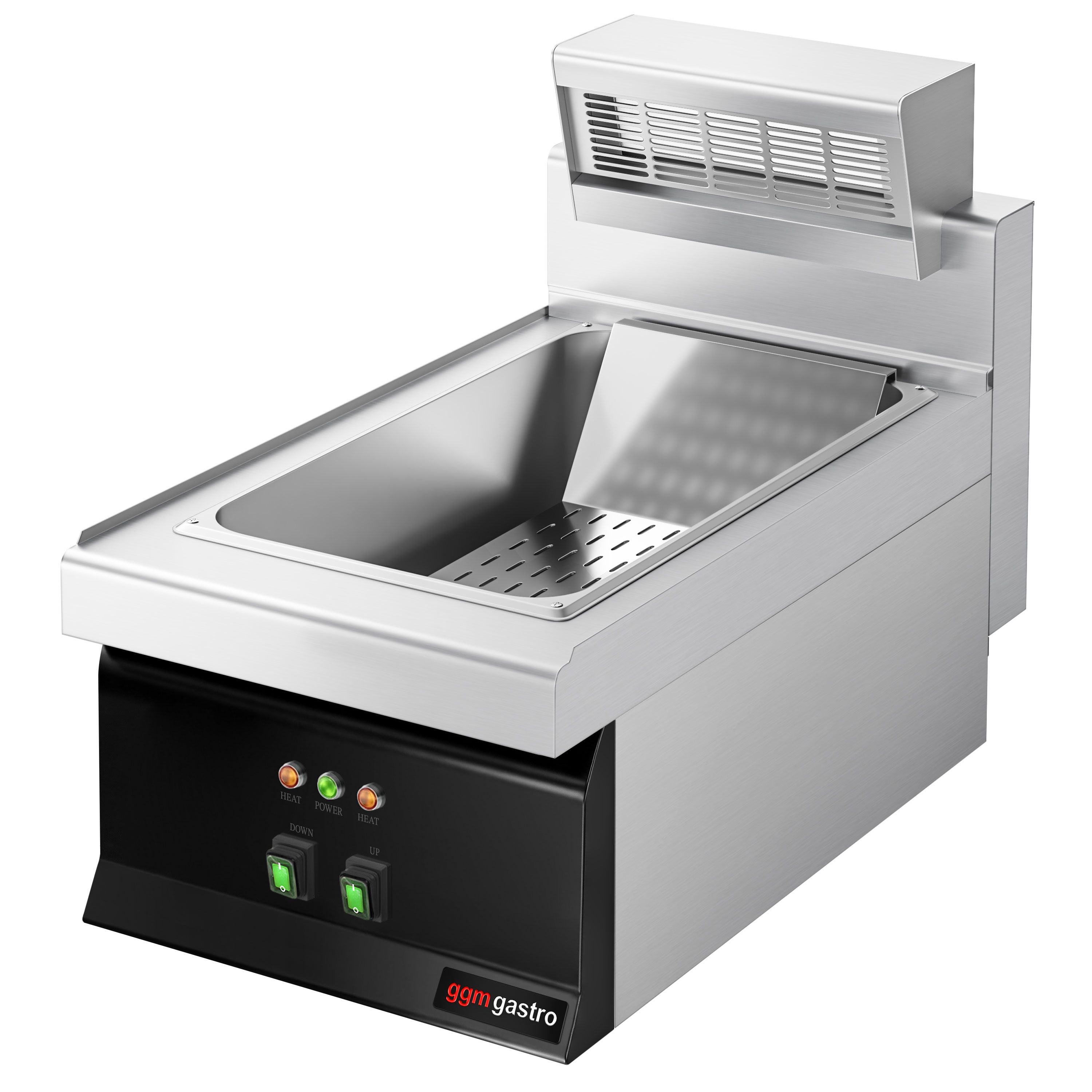 Electric Chip Scuttle - 1.17kW - 1x GN 1/1 - Countertop