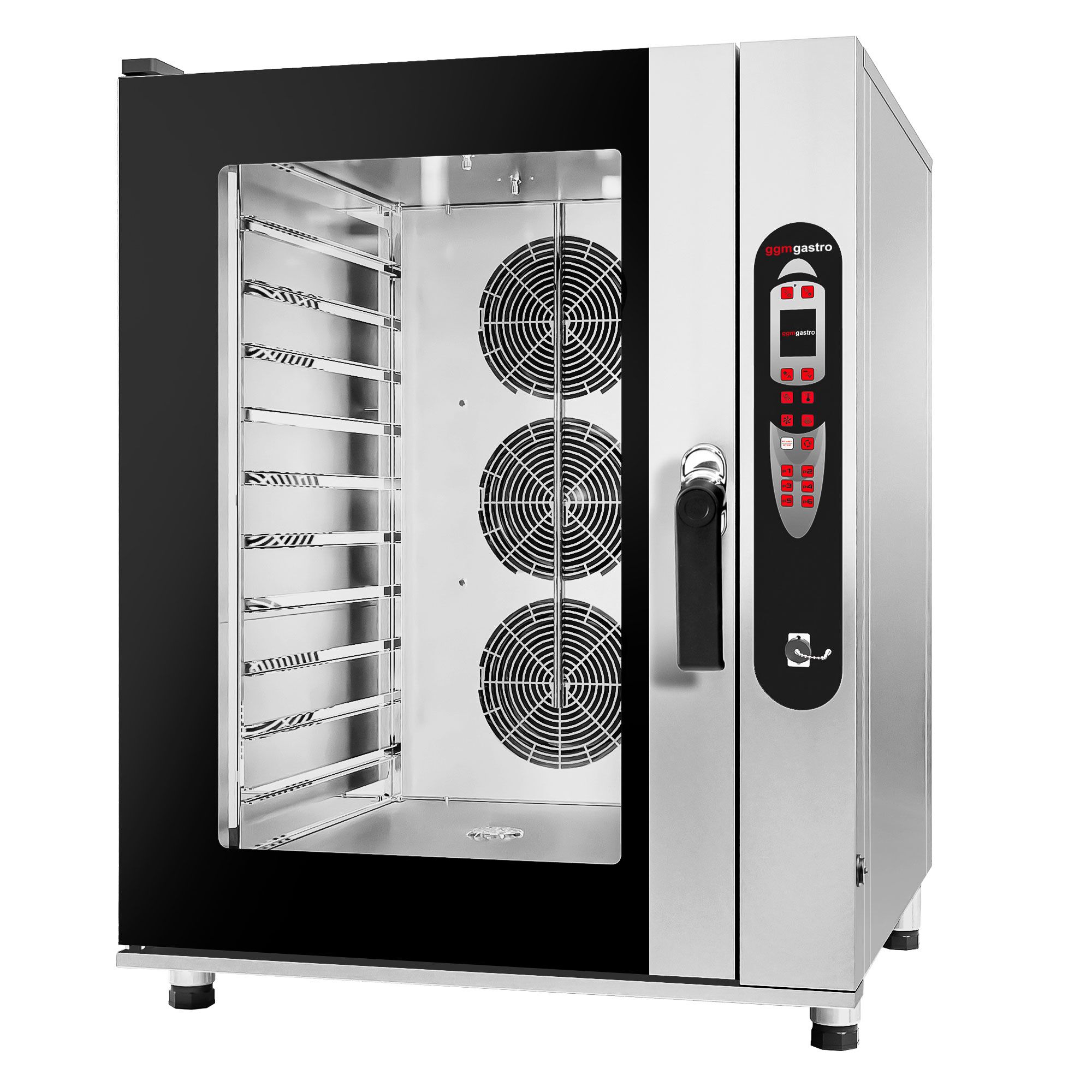 Four mixte - numérique - 10 x GN 2/1 ou 20 x GN 1/1 - avec système de lavage inclus