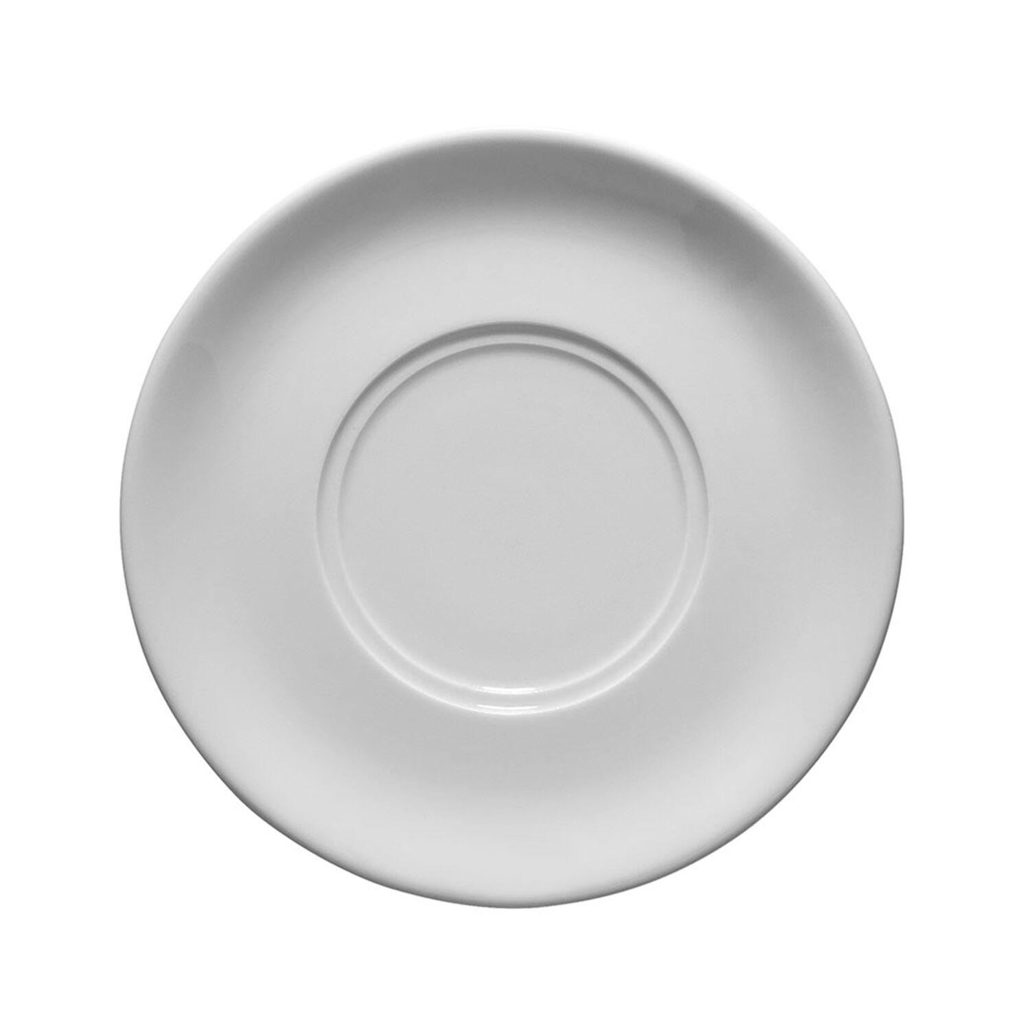 (12 pcs) ENTITY - Soucoupe à café / thé - Ø170mm - Blanc