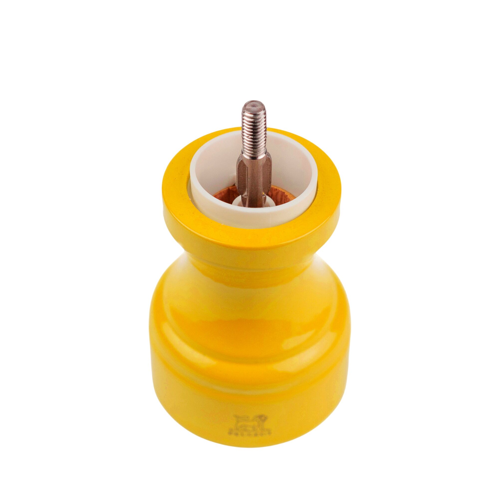 (6 pièces) PEUGEOT | BISTRORAMA – Moulin à sel – Bois – Jaune safran – Hauteur : 100 mm