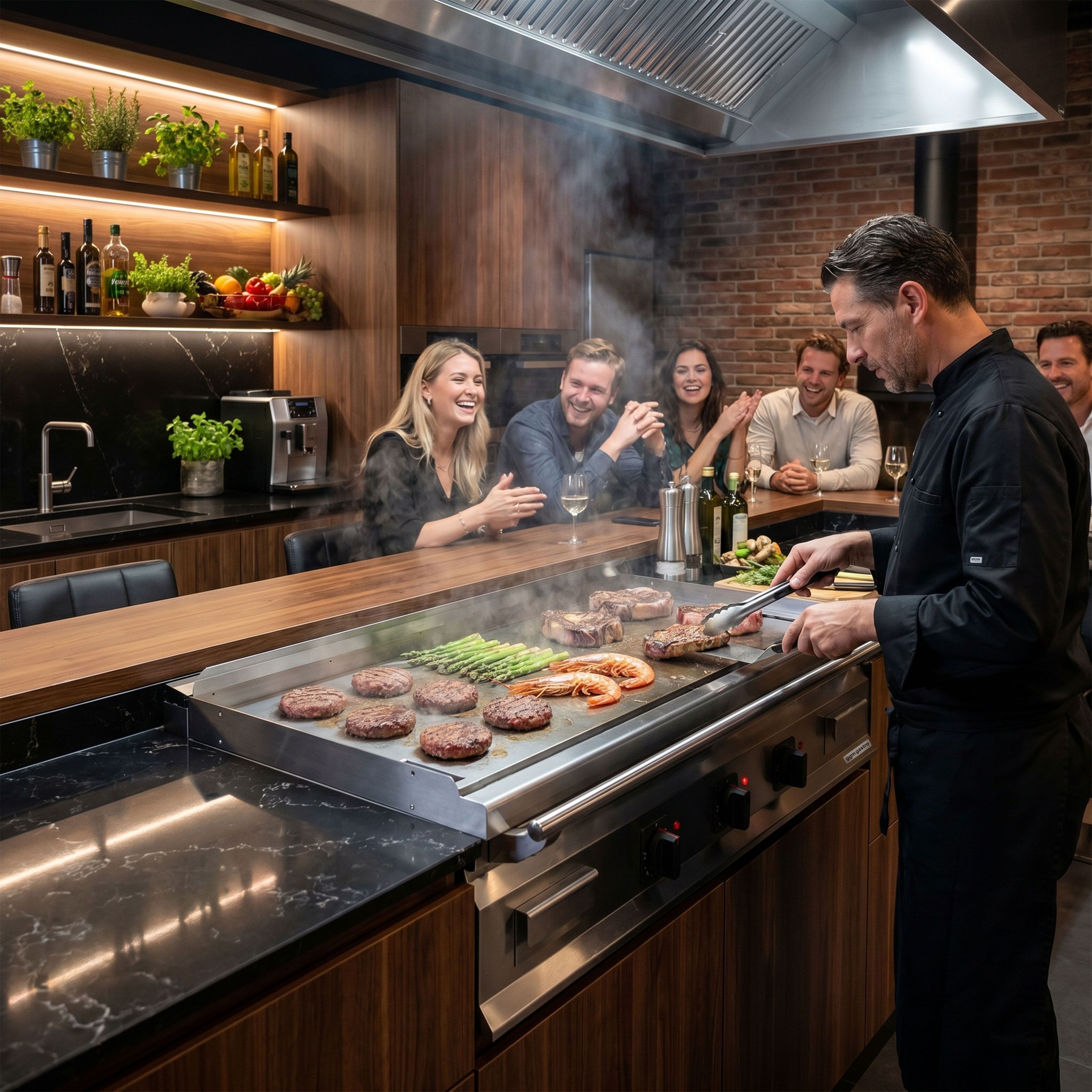 Elektrische teppanyaki-bakplaat - 13,5 kW