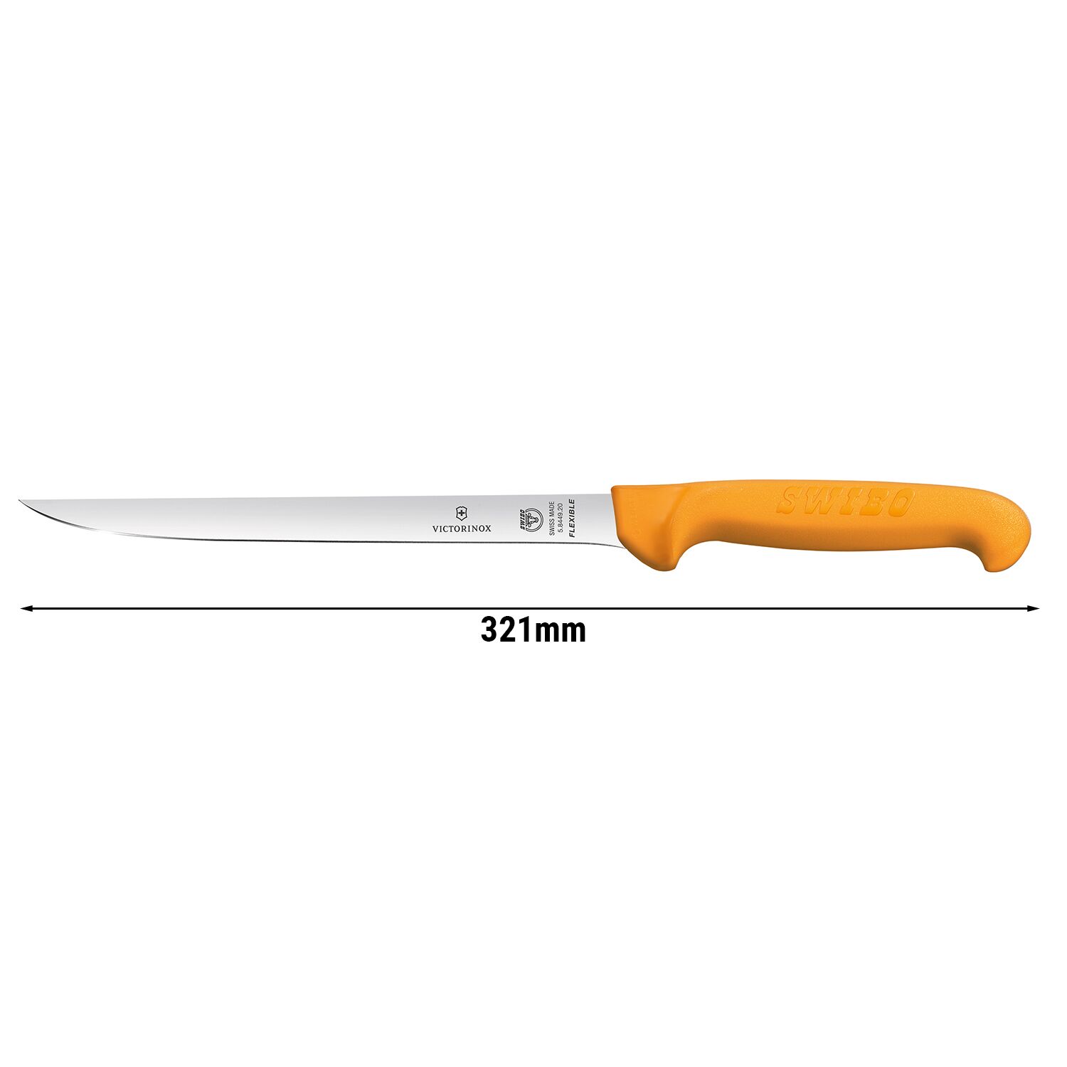 VICTORINOX | SWIBO - Couteau à fileterer - lame flexible: 200mm