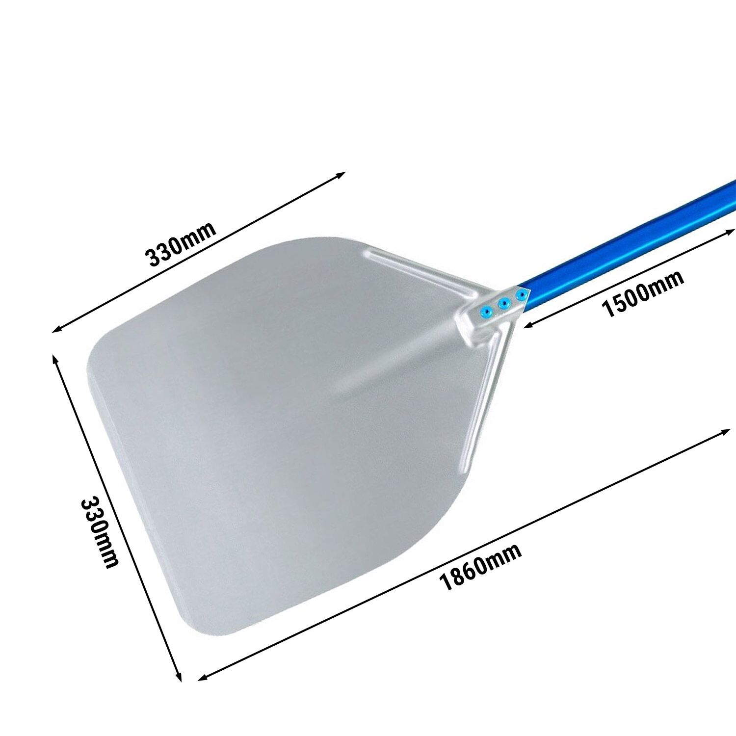 Łopatka do pizzy - AZZURRA - Aluminium - 330x330mm	