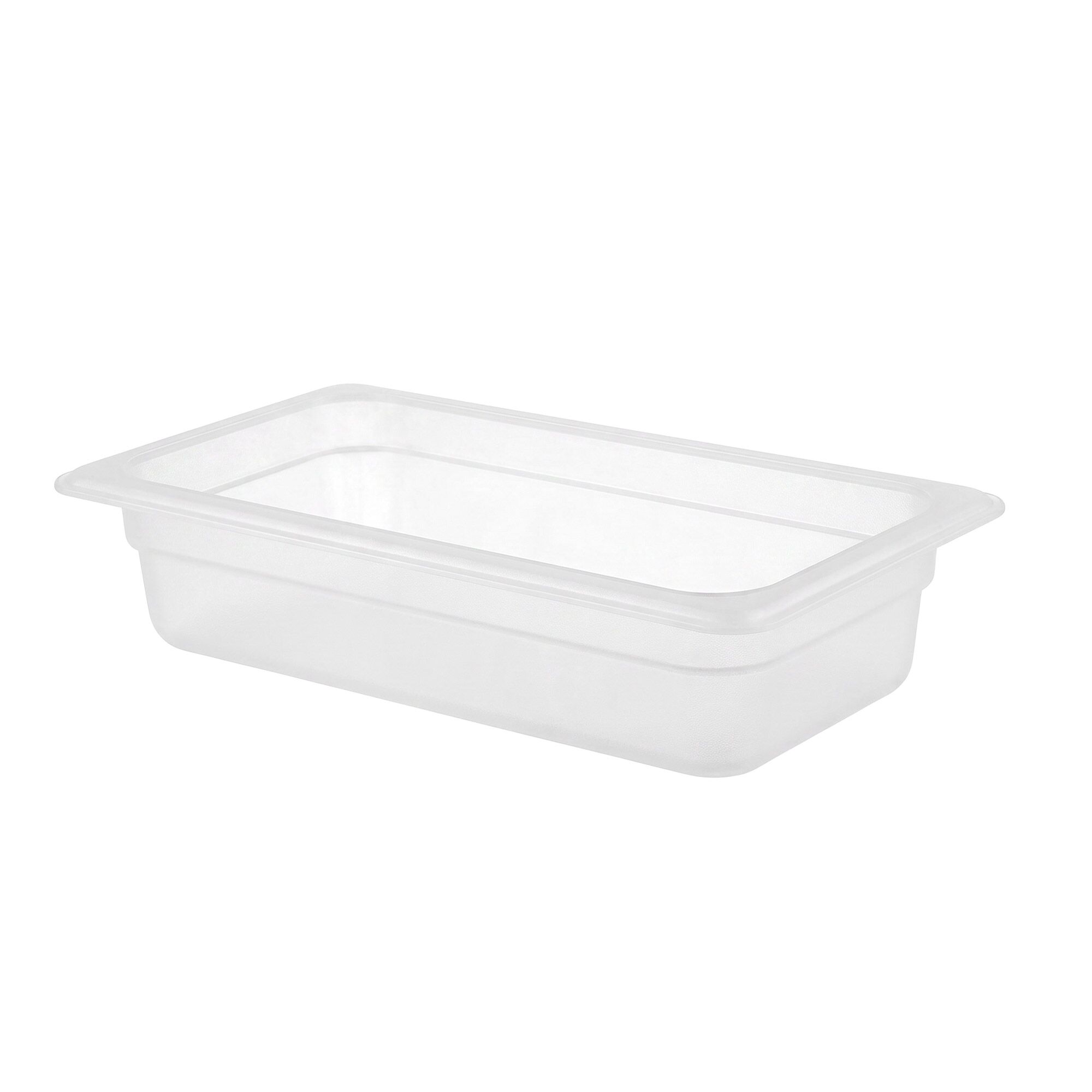 (12 pcs) Polycarbonate Container GN 1/3 - Clear - 3.6L - Depth: 100mm