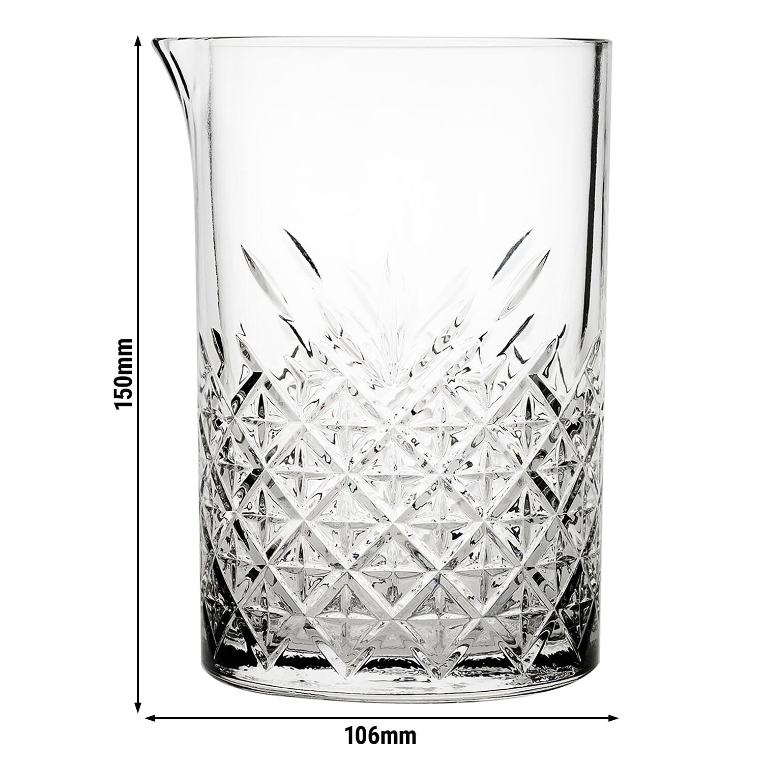 (6 pcs) Verre à mélange - TIMELESS - 725 ml