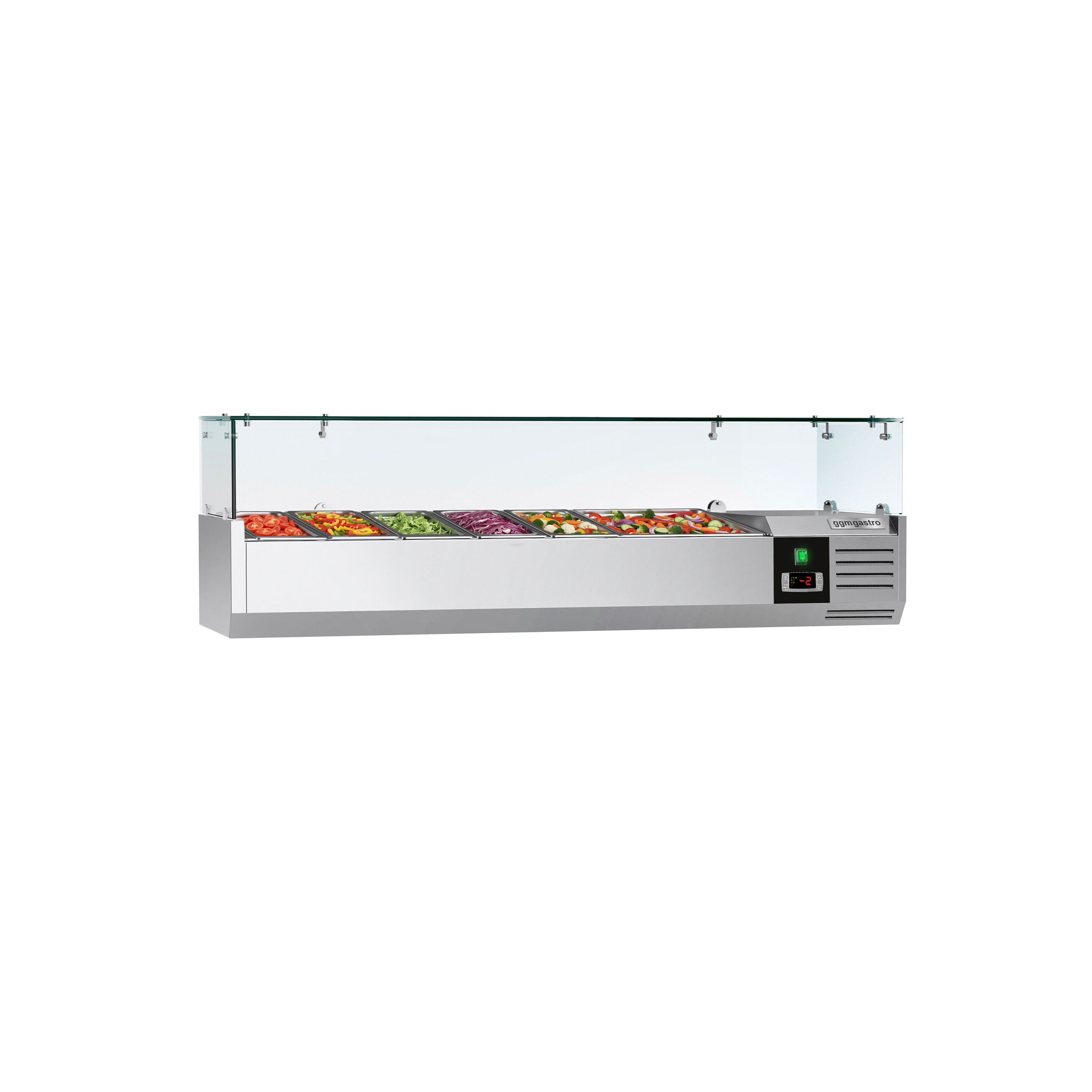 Vitrine Réfrigérée à Ingrédients PREMIUM - 1500x395mm - 6x GN 1/3