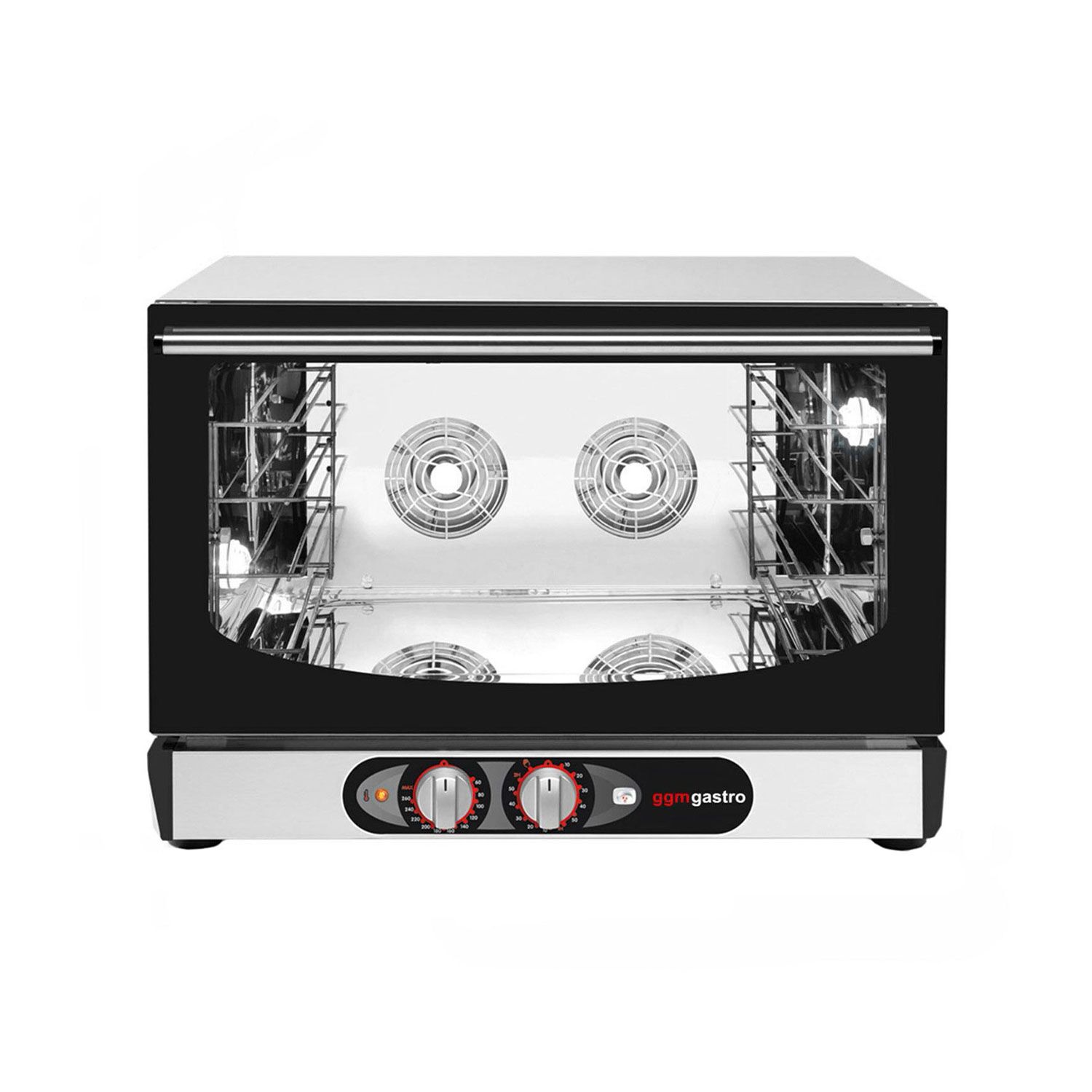 Four à convection COMPACT avec fonction vapeur – manuel – pour 4x GN 1/1 ou EN 600x400 – avec injection d’eau