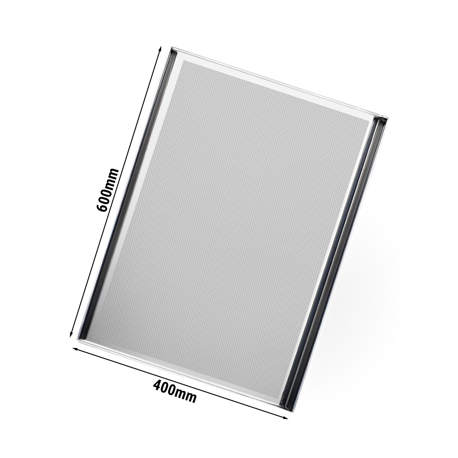 Plaque de cuisson – aluminium – EN 600 x 400 – revêtement silicone