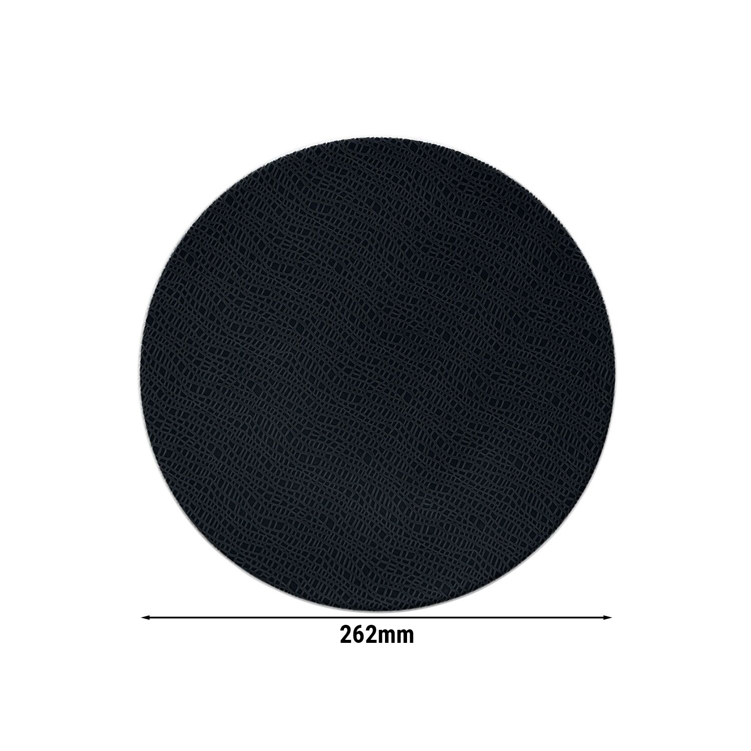 (6 pièces) SELTMANN WEIDEN | Assiette coupe – plate – Ø 260 mm – Noir