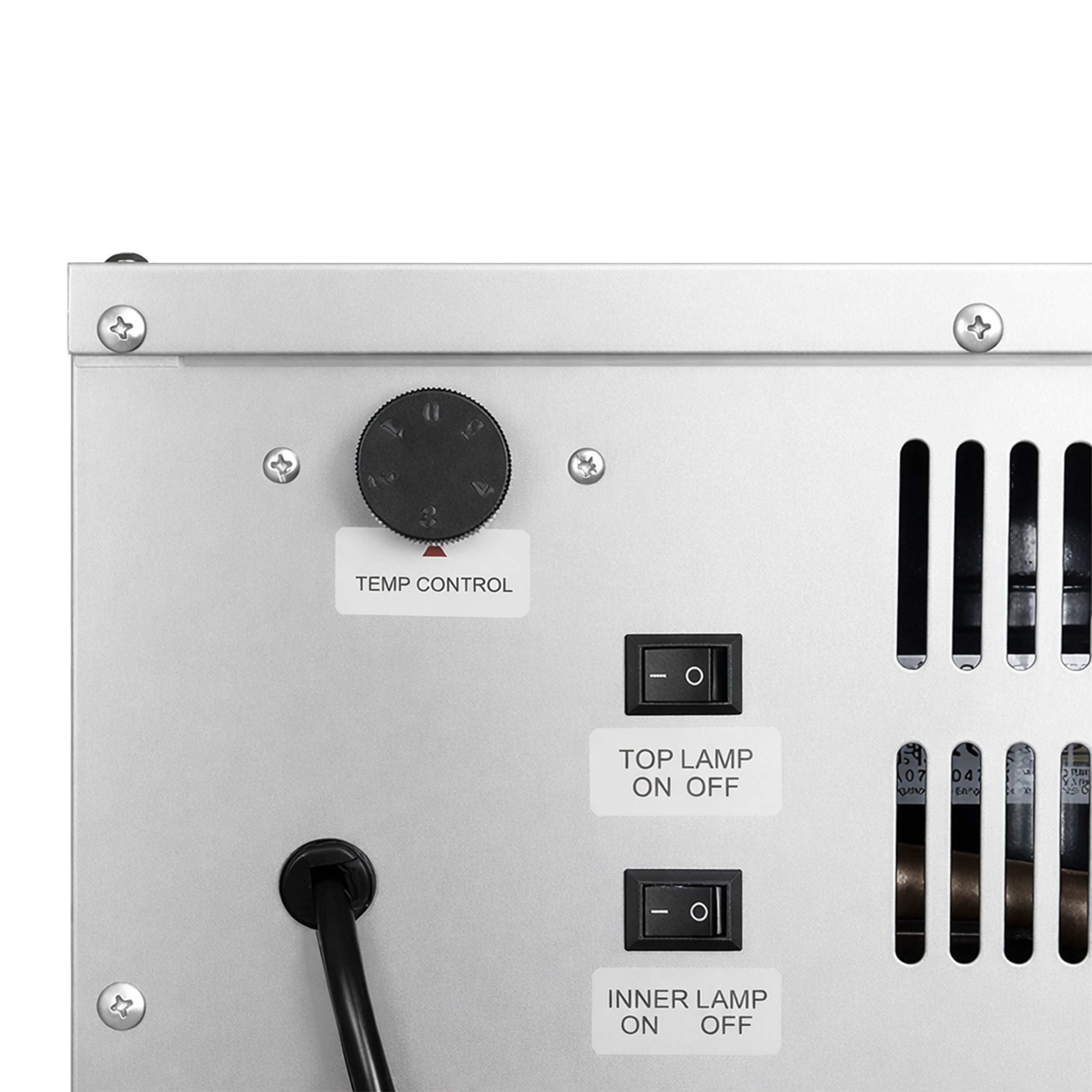 GASTRO-COOL | Minibar réfrigéré - 430 mm - 62 litres - avec 1 porte vitrée - Argent