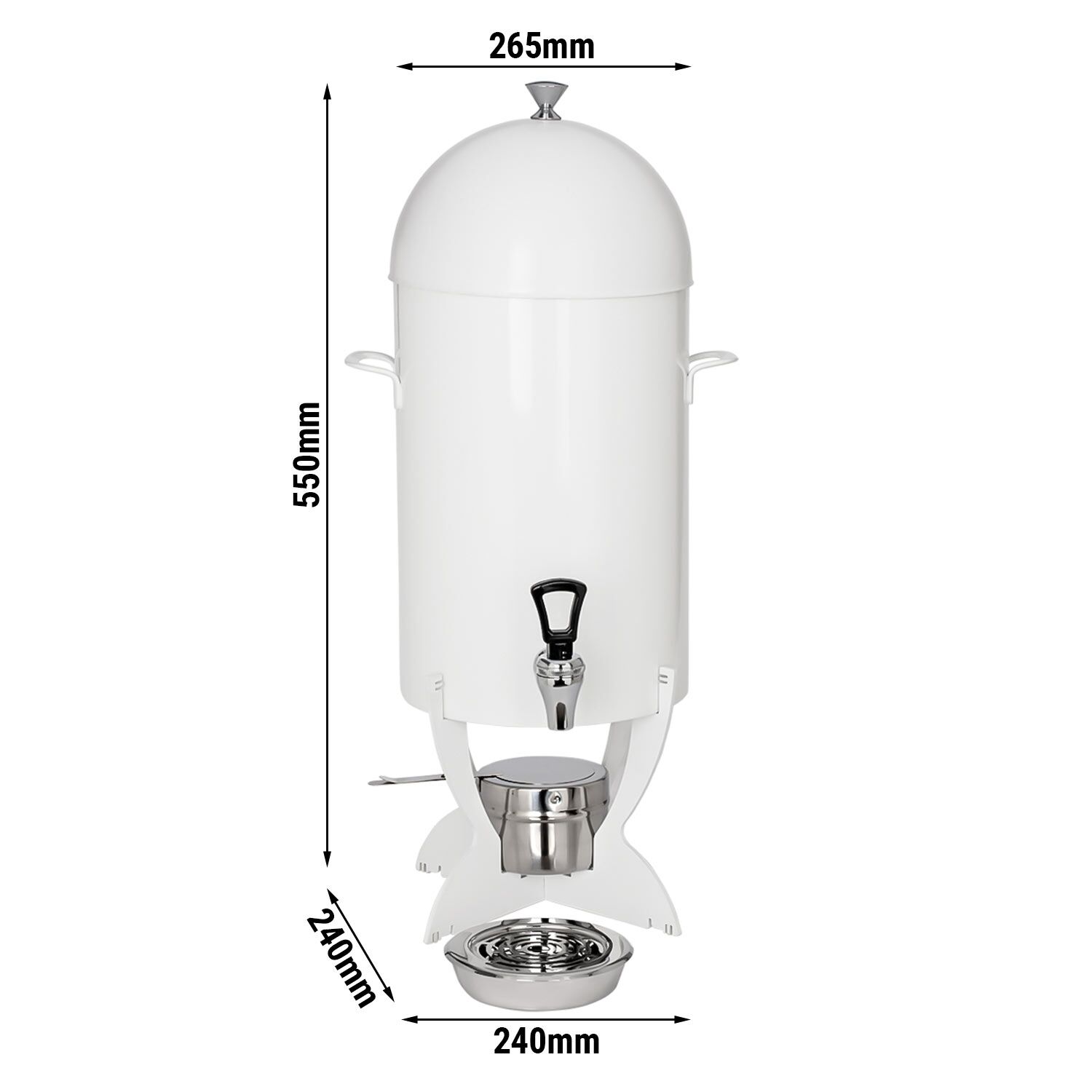 Heißgetränke-Dispenser - 5 Liter - Weiß