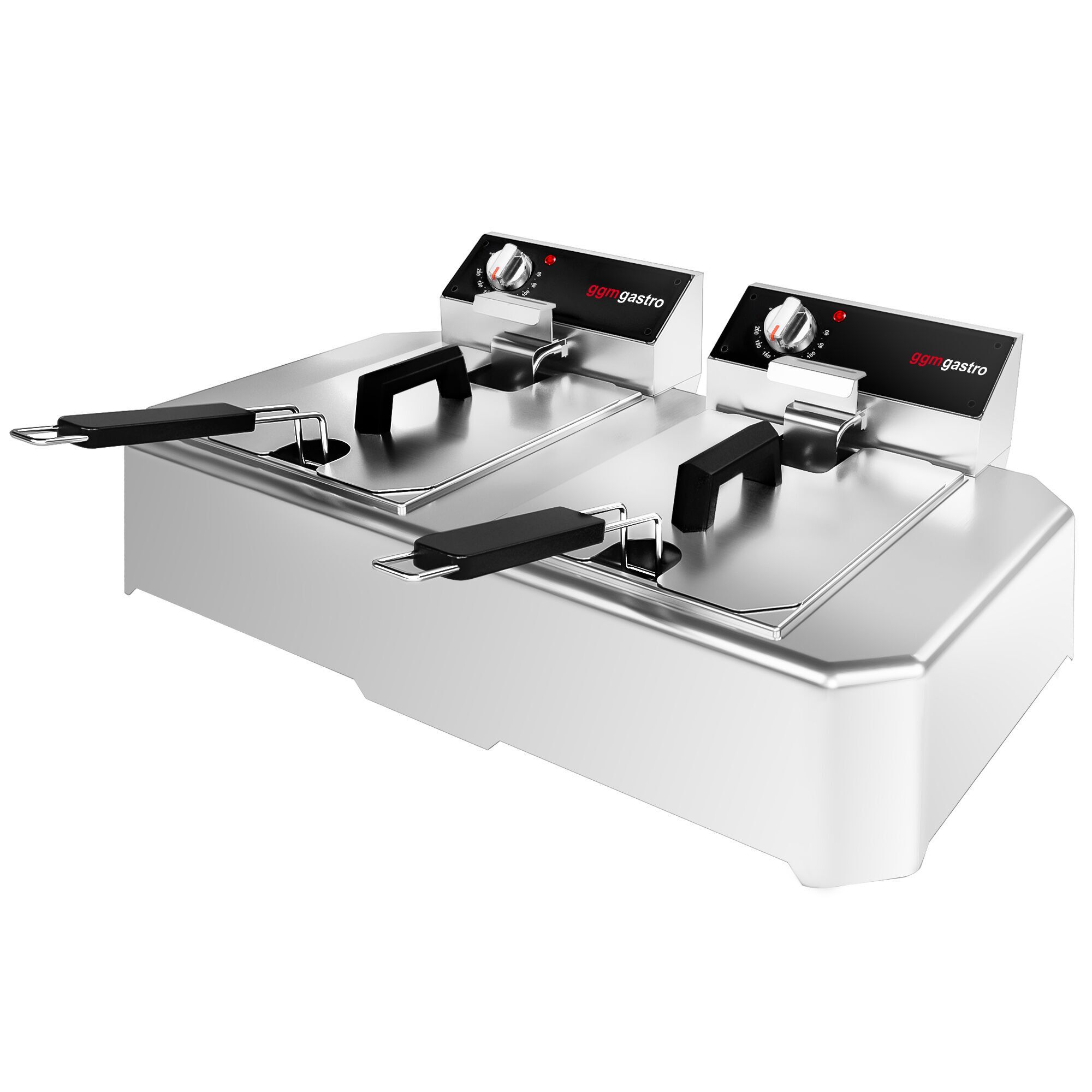 Friteuse électrique double – 5+5 litres – 7,5 kW