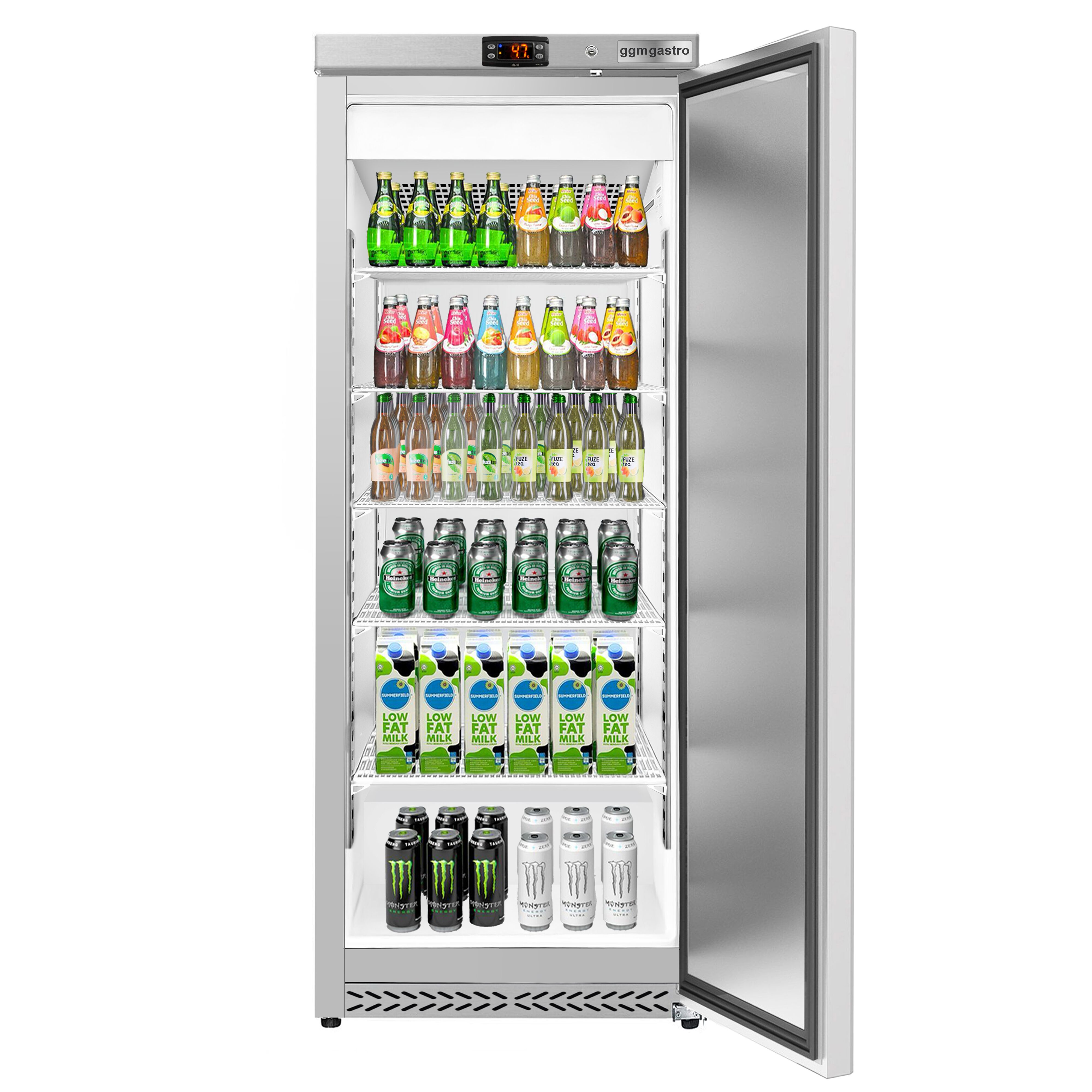 Réfrigérateur de stockage inox ECO – 400 litres – avec 1 porte