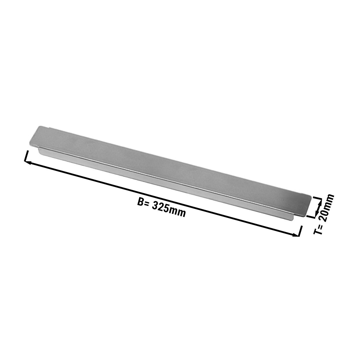 Steg (1/3 GN) - 325x20mm - für-Behälter GN