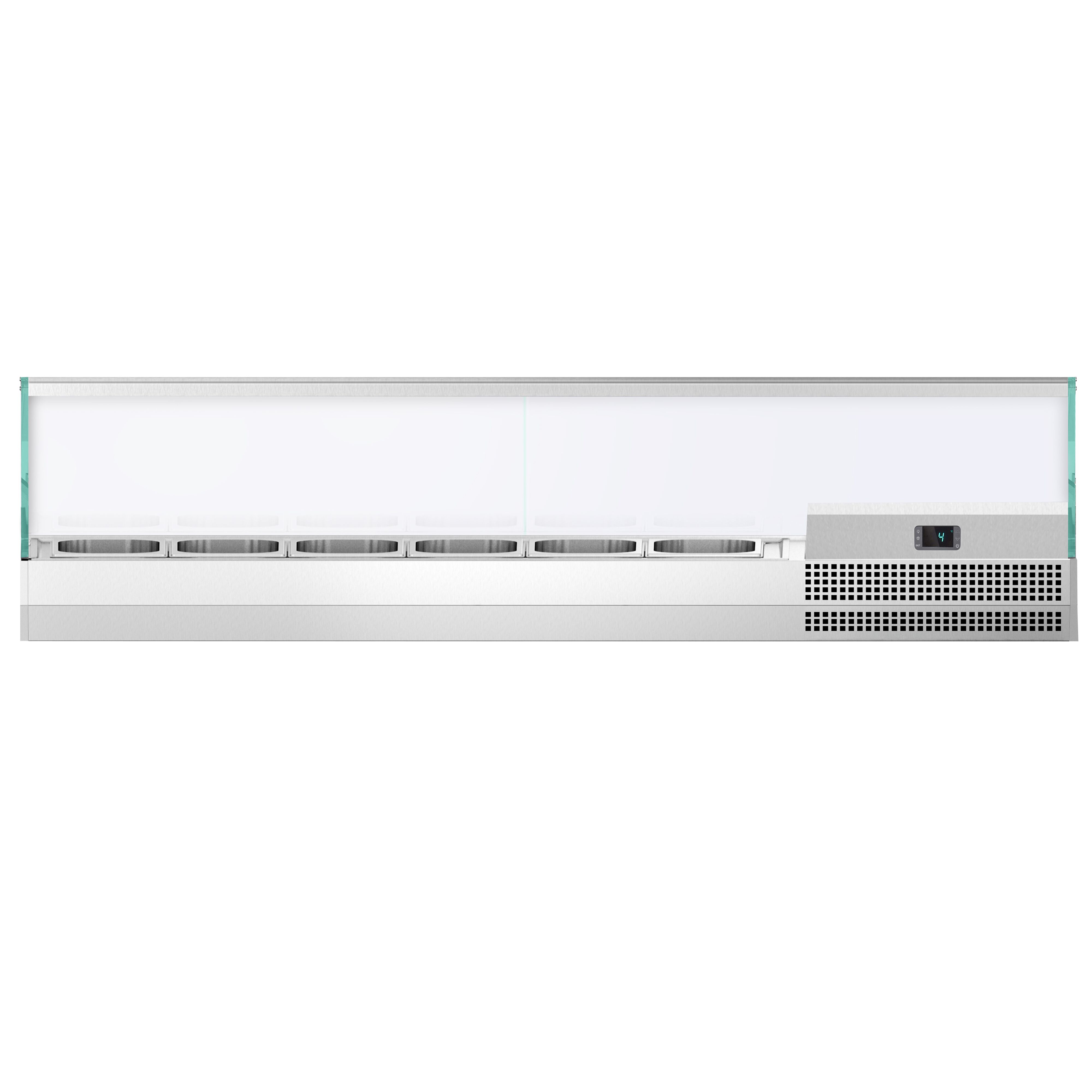 Vitrine Réfrigérée à Ingrédients PREMIUM PLUS - 1733x413mm - 6x GN 1/3