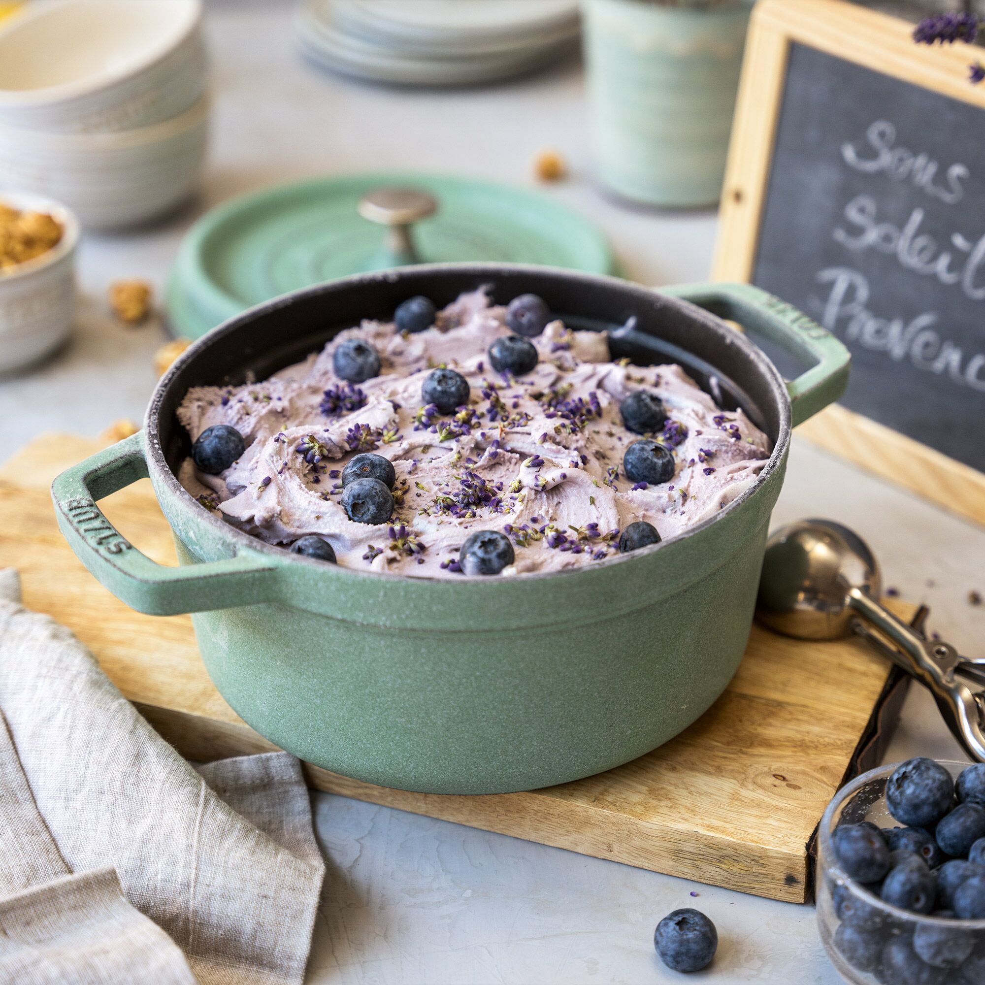 STAUB | LA COCOTTE - Cocotte - Ø 180mm - Gusseisen - Salbeigrün