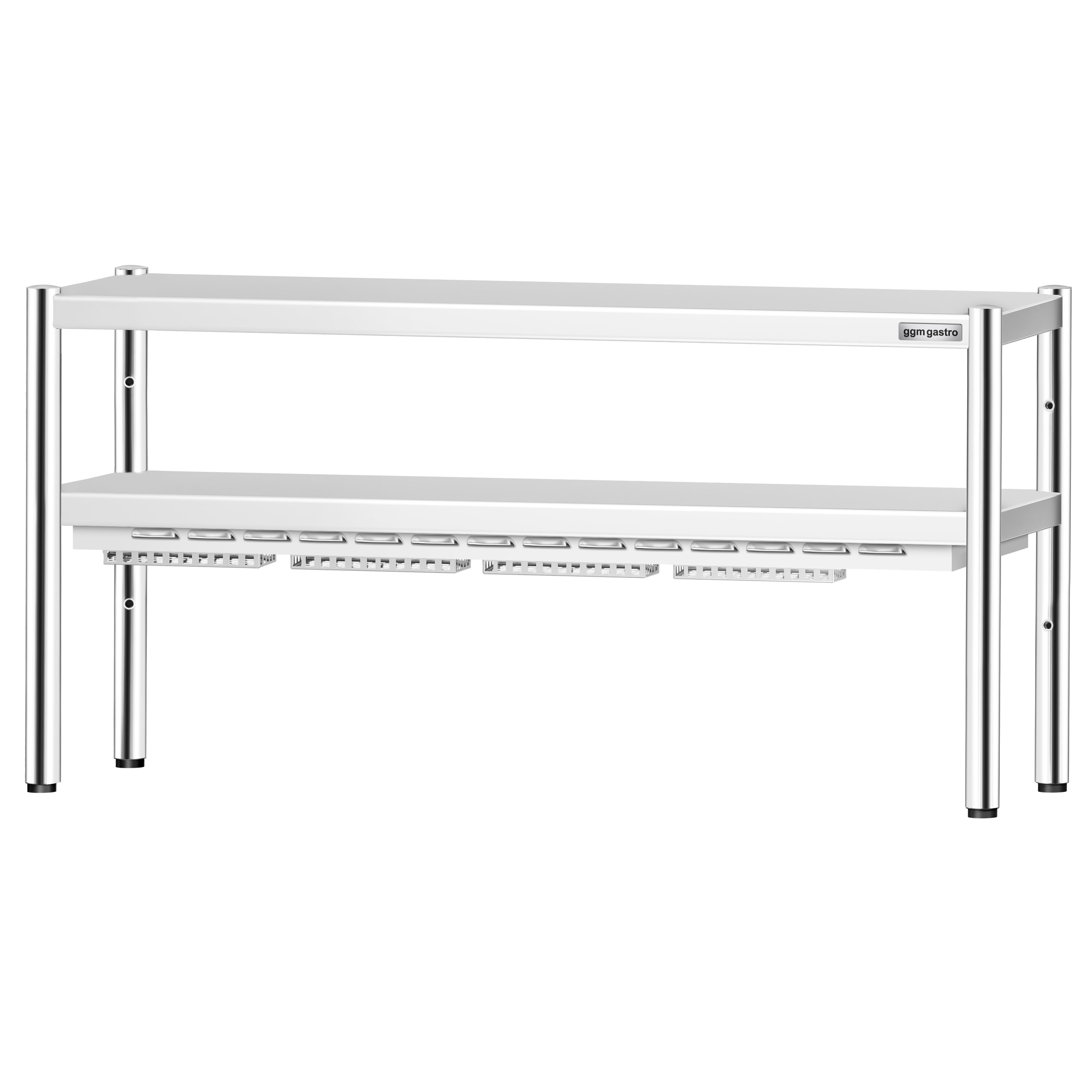 Pont chauffant PREMIUM infrarouge à résistances céramiques - 1600x370mm - 1,4kW - réglable en hauteur