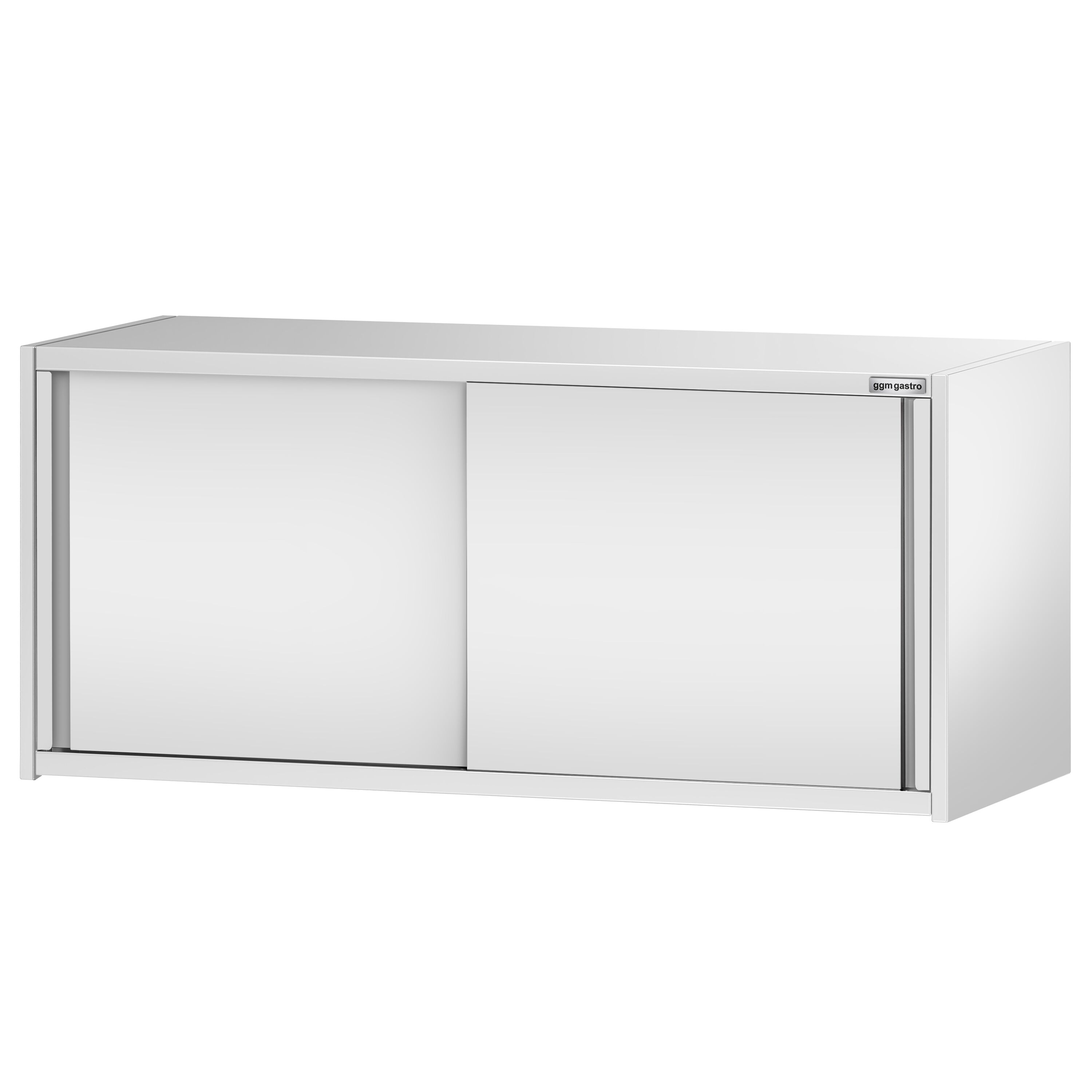 Armoire murale en acier inoxydable PREMIUM - 1600x400mm - avec portes coulissantes - 650mm de haut