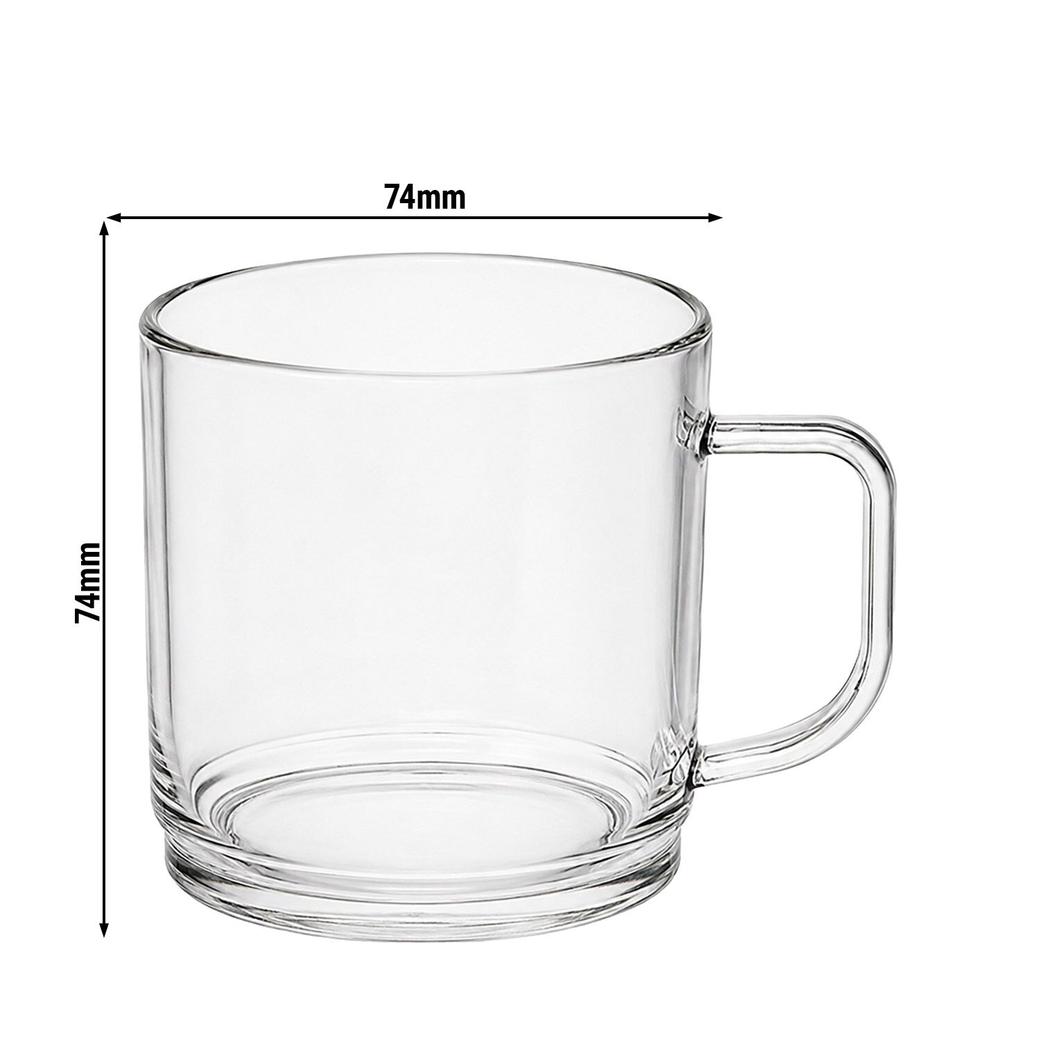 (50 st) Kaffekopp 20 cl - Transparent