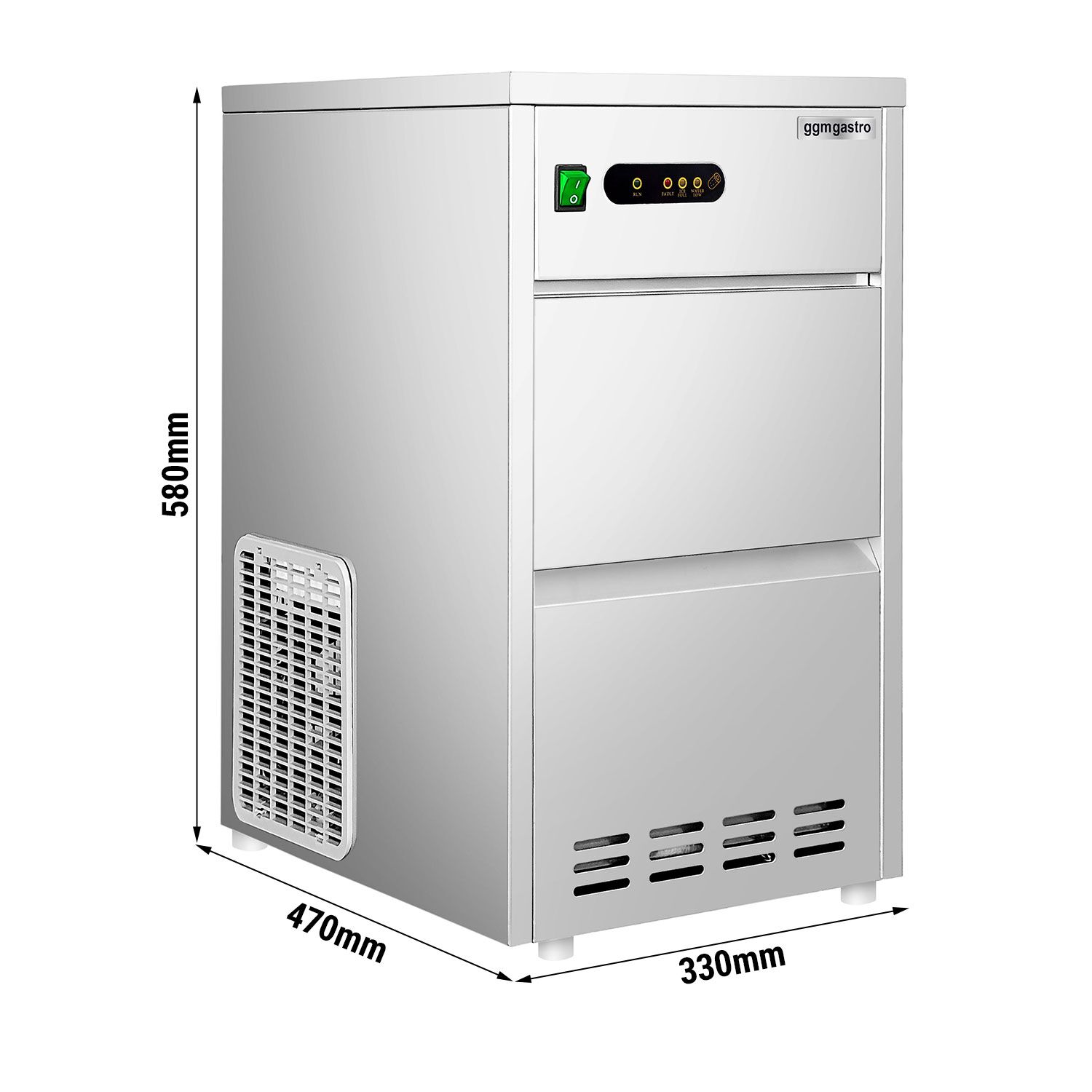 Commercial Ice Machine - Bullet - 24 kg/24 h