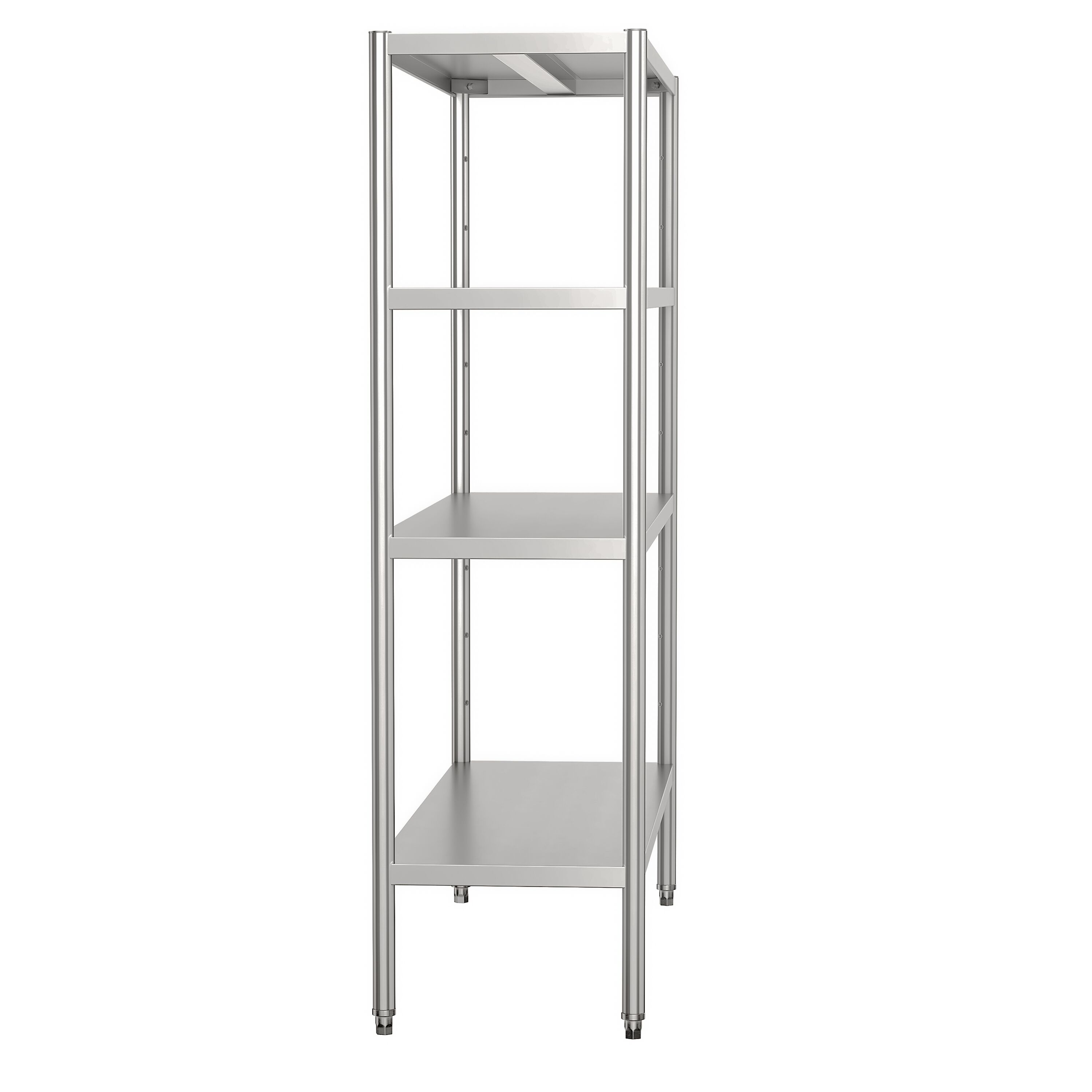 Étagère en inox ECO - 1400 x 490 mm - avec 4 étagères (réglables)