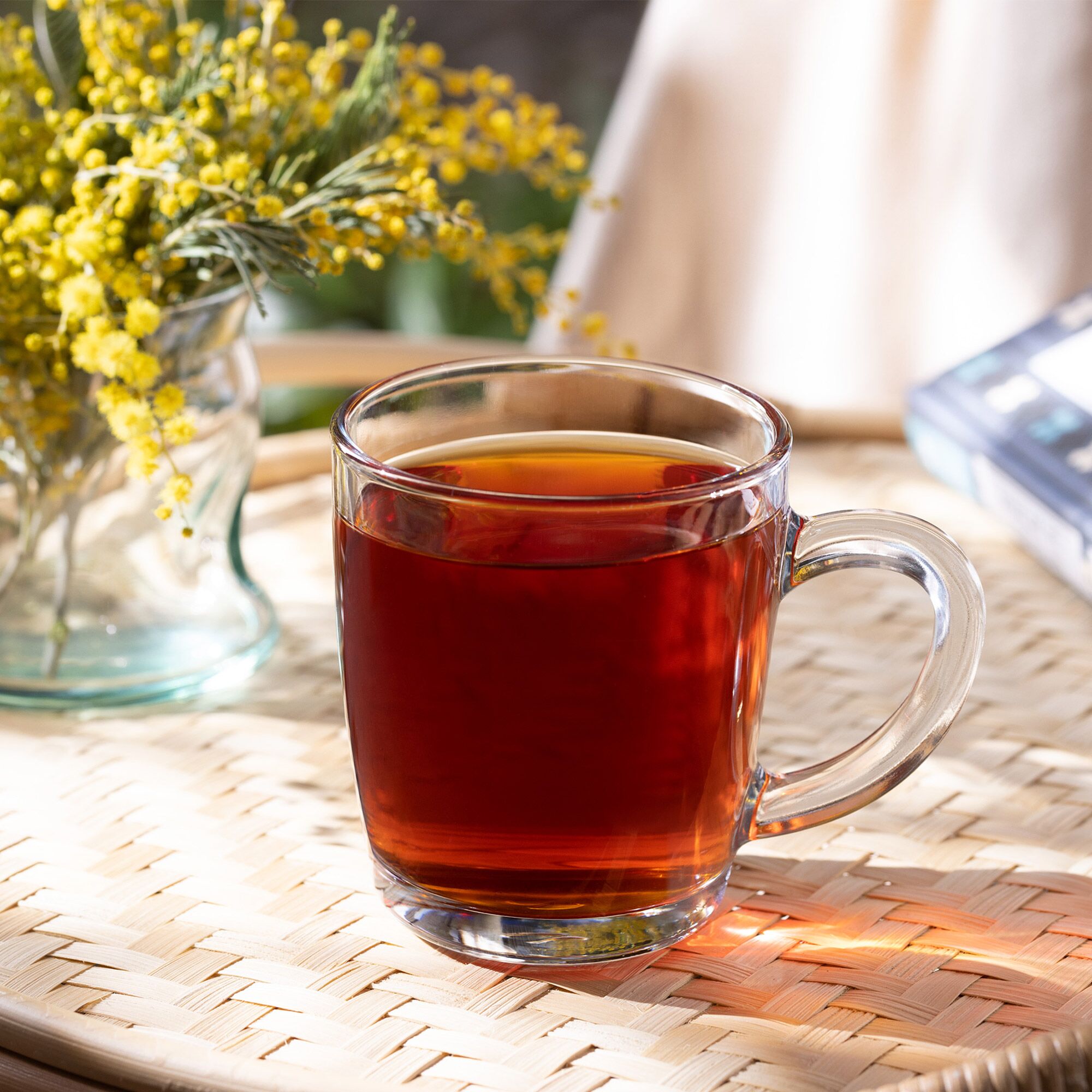 (24 pièces) Verre à thé avec anse - AQUA - 340 ml