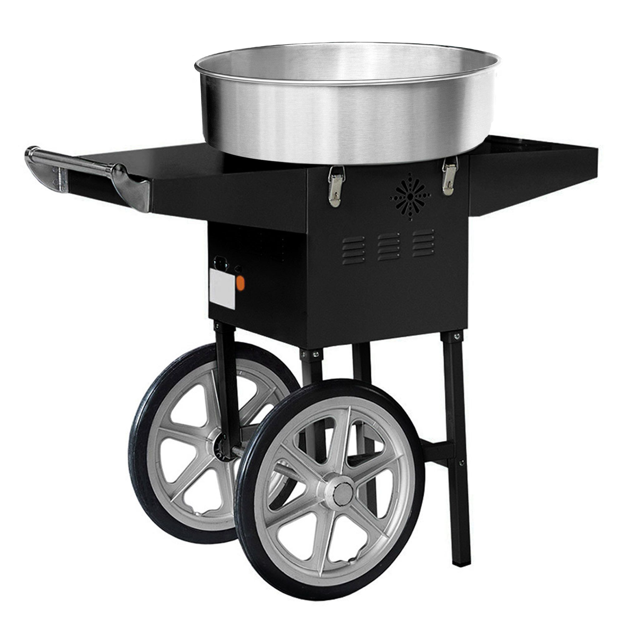 Commercial Candy Floss Machine - Ø520mm - 1.08kW - Black