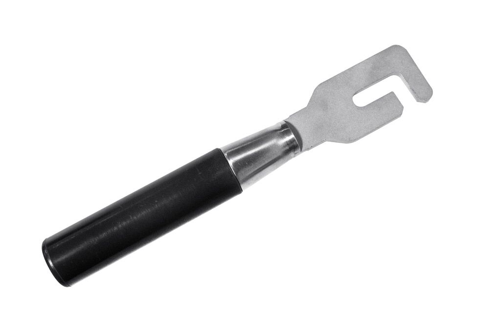 Handle for Multi Position Skewer Spit for Chicken Grills - 34x218x32mm - Plastic handle, Stainless Steel - for MPSM03