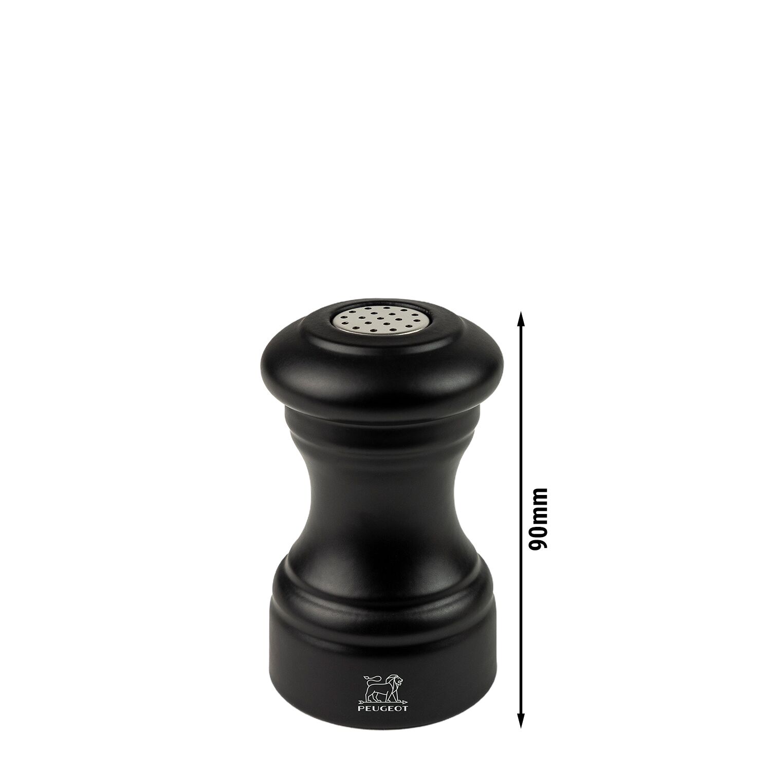 (6 pièces) PEUGEOT | BISTRO - Salière - Bois - Noir mat - Hauteur : 90 mm