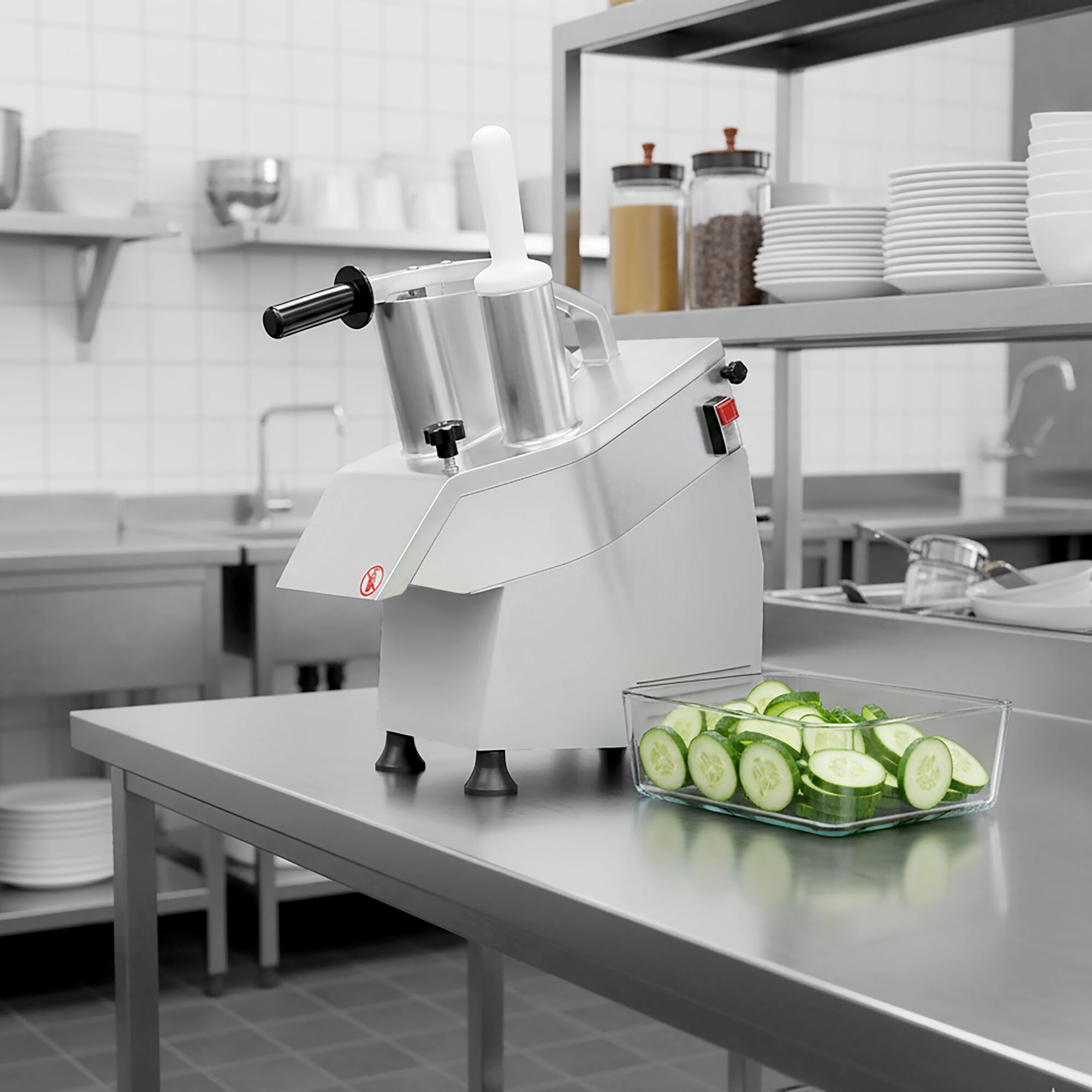 Coupe-légumes électrique – 550 watts – sans disques de coupe