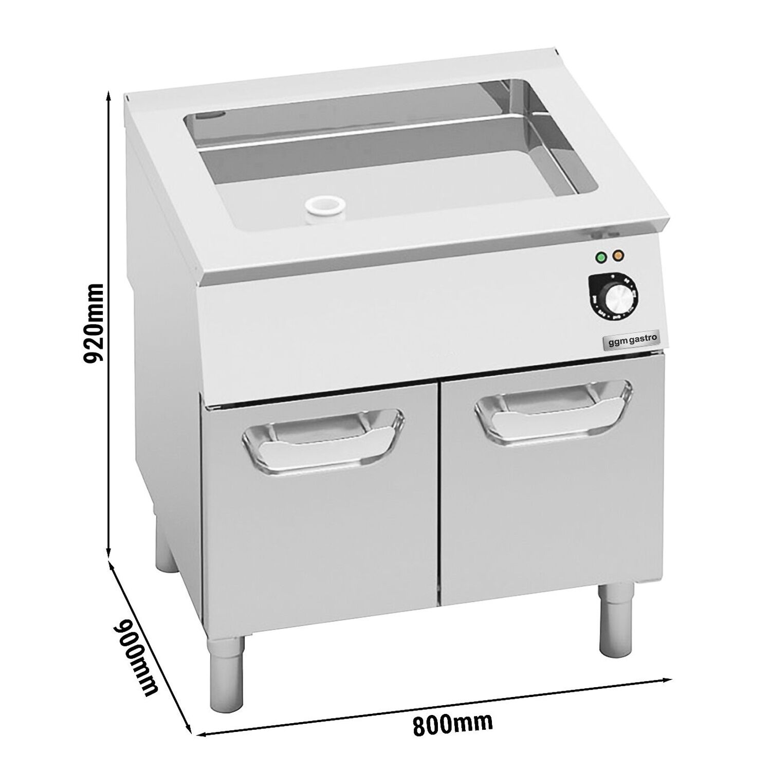 Elektrický multifunkční pekáč - 900 mm - 24 l - 9,6 kW