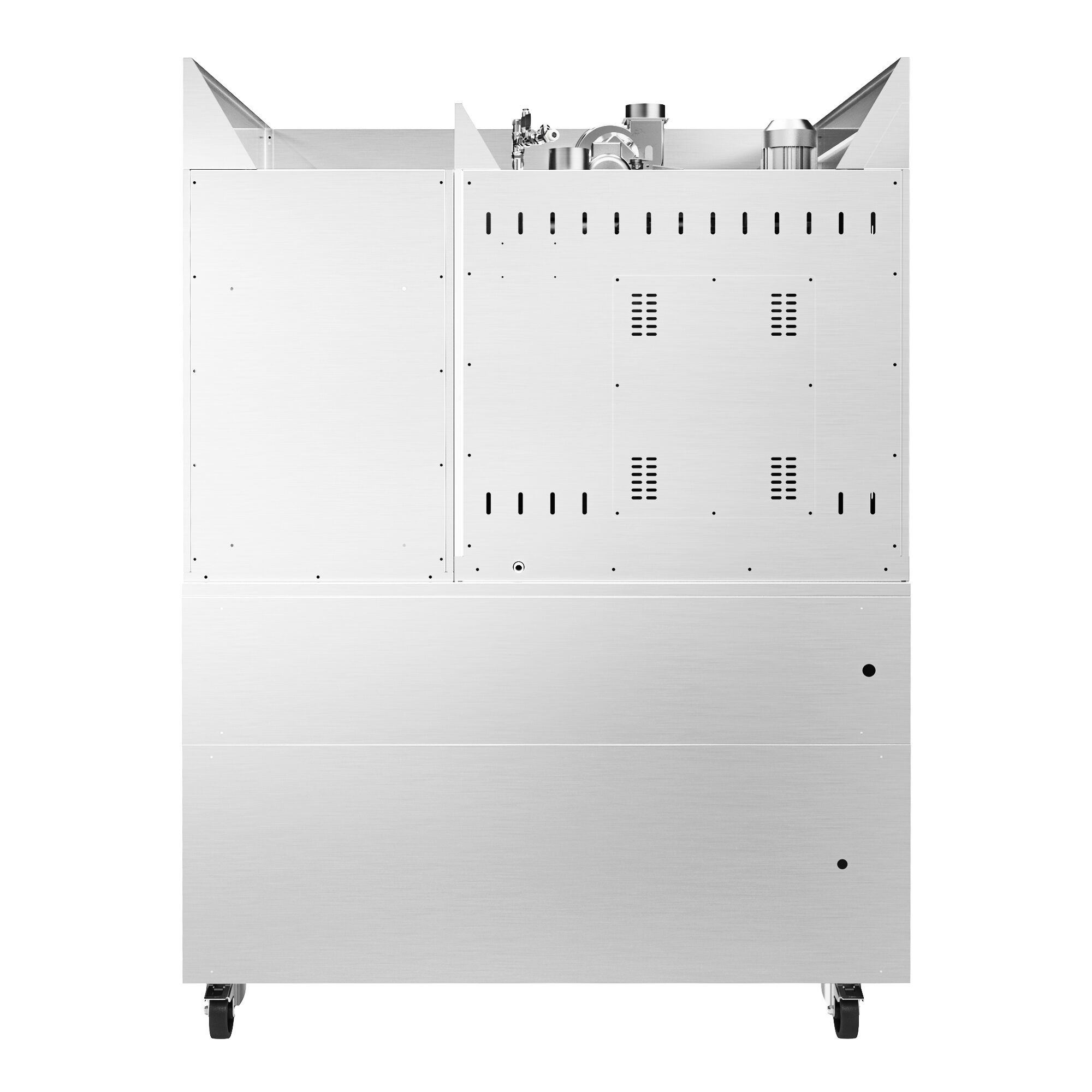 Four à étages de boulangerie avec four mixte 6 x EN 600 x 400 - tactile - avec 2 chambres de fermentation et support pour plaques EN