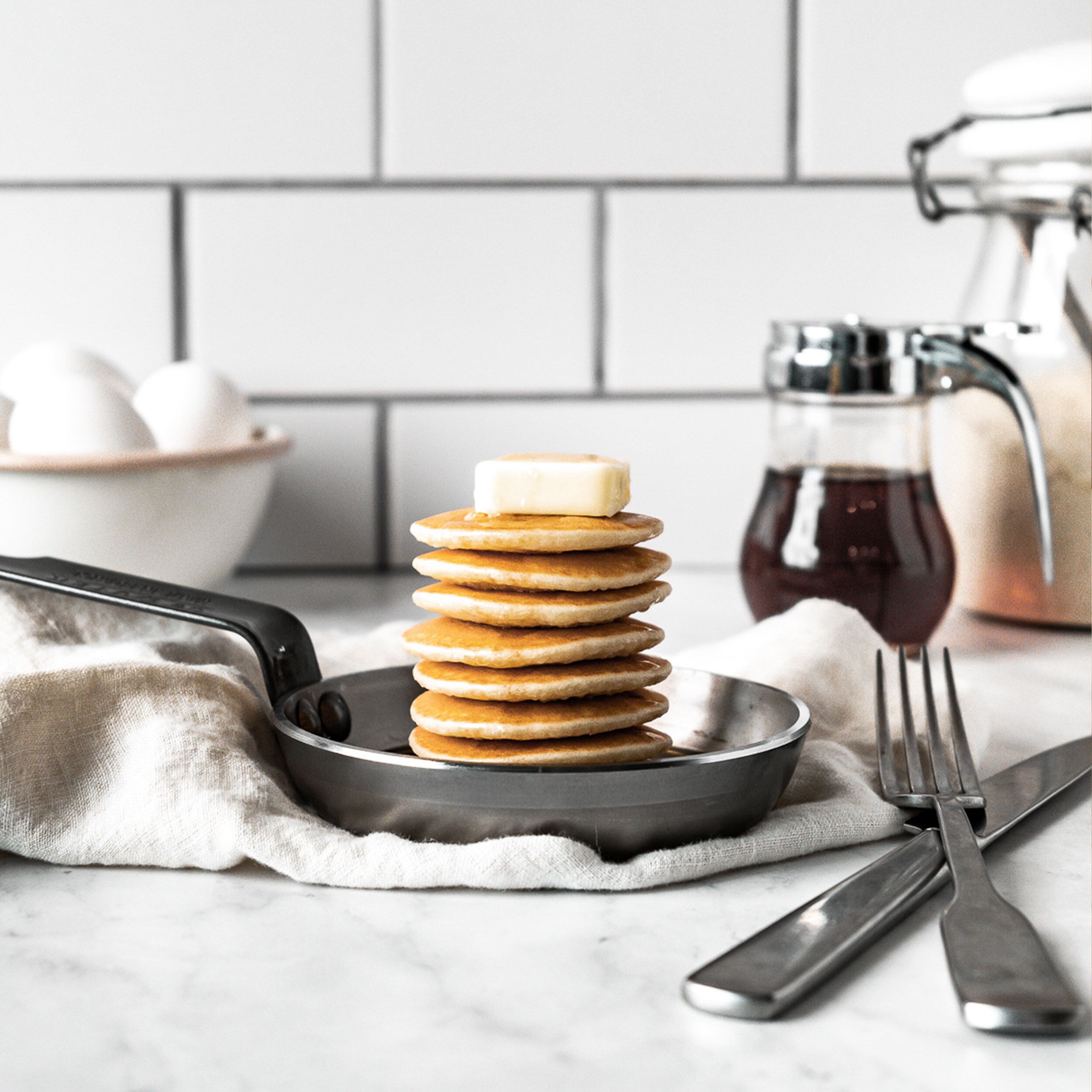 (10 adet) DE BUYER | CARBONE PLUS - Blinis tavaları - Ø 120mm